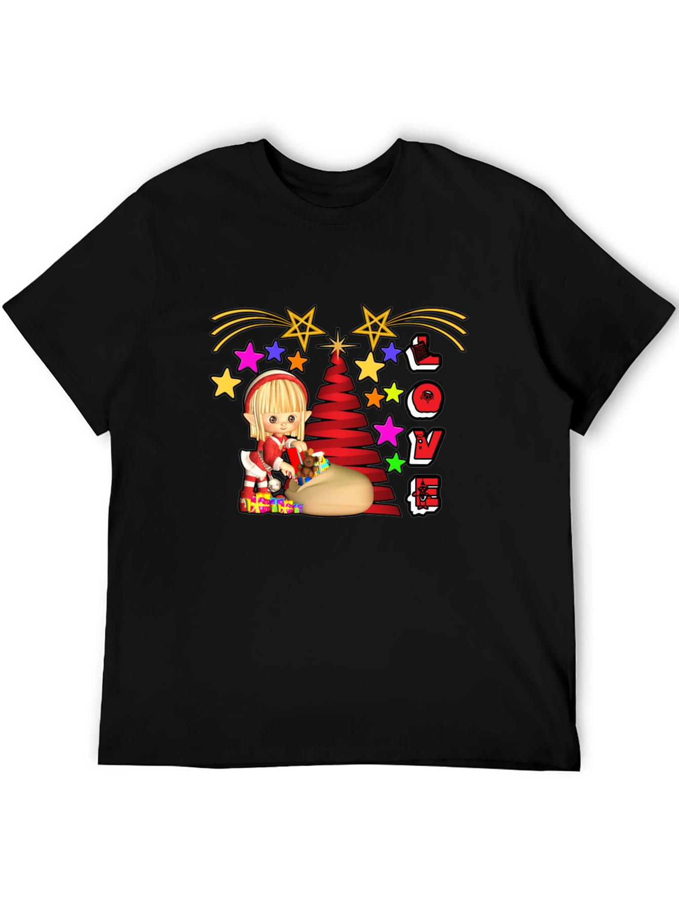 Festive Elf Christmas T-Shirt