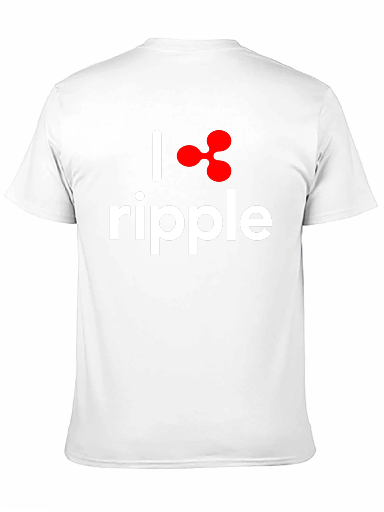 I Love Ripple Crypto Black T-Shirt