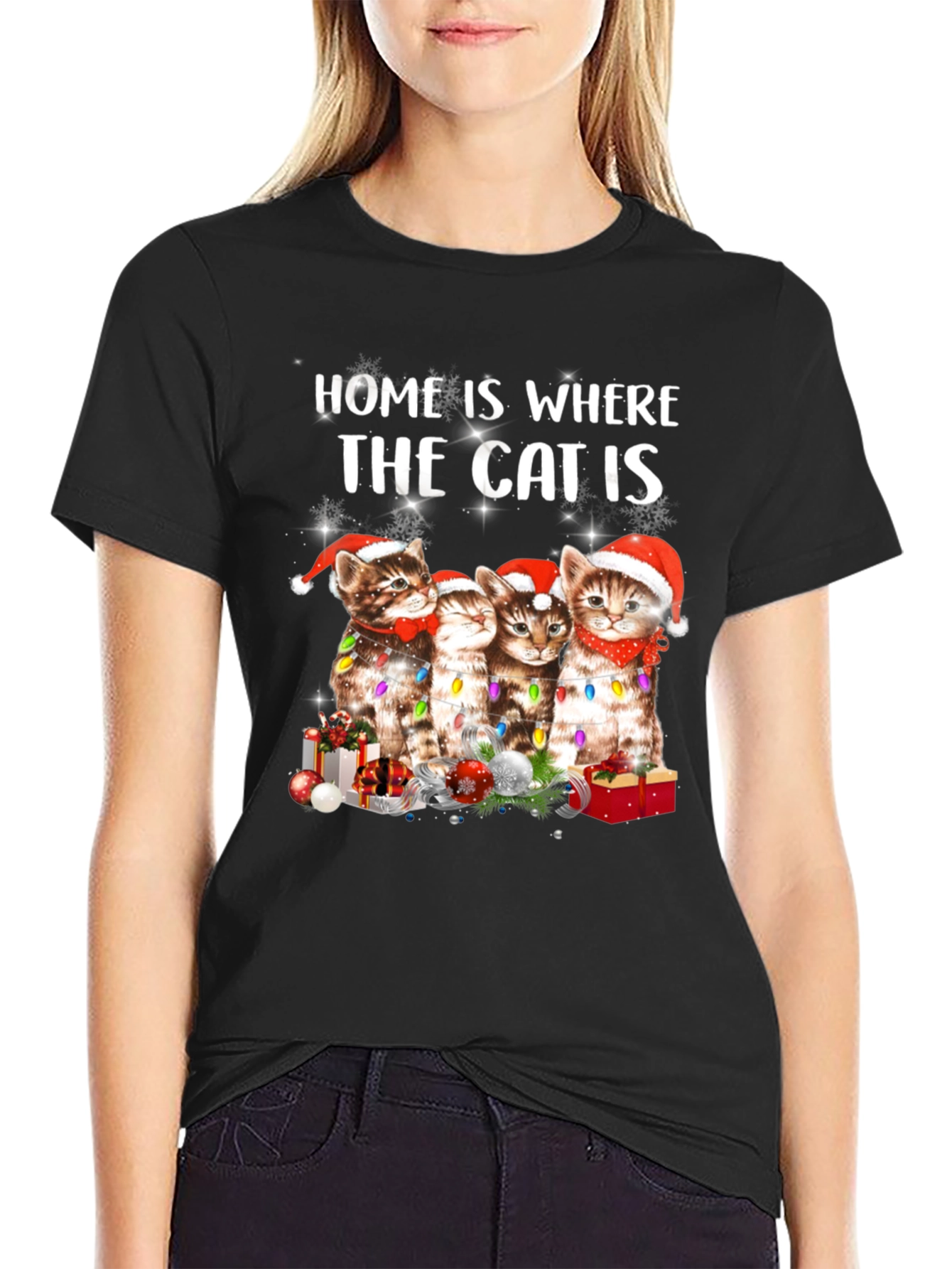 Christmas Cat Lover T-Shirt