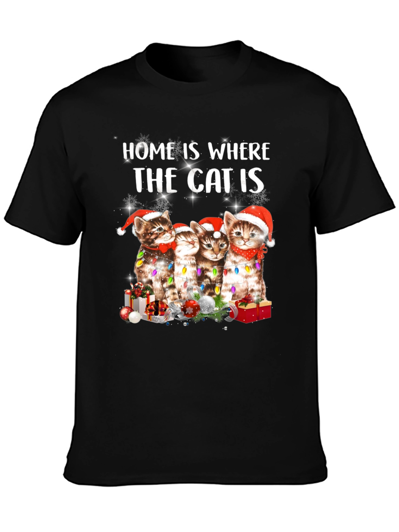 Christmas Cat Lover T-Shirt