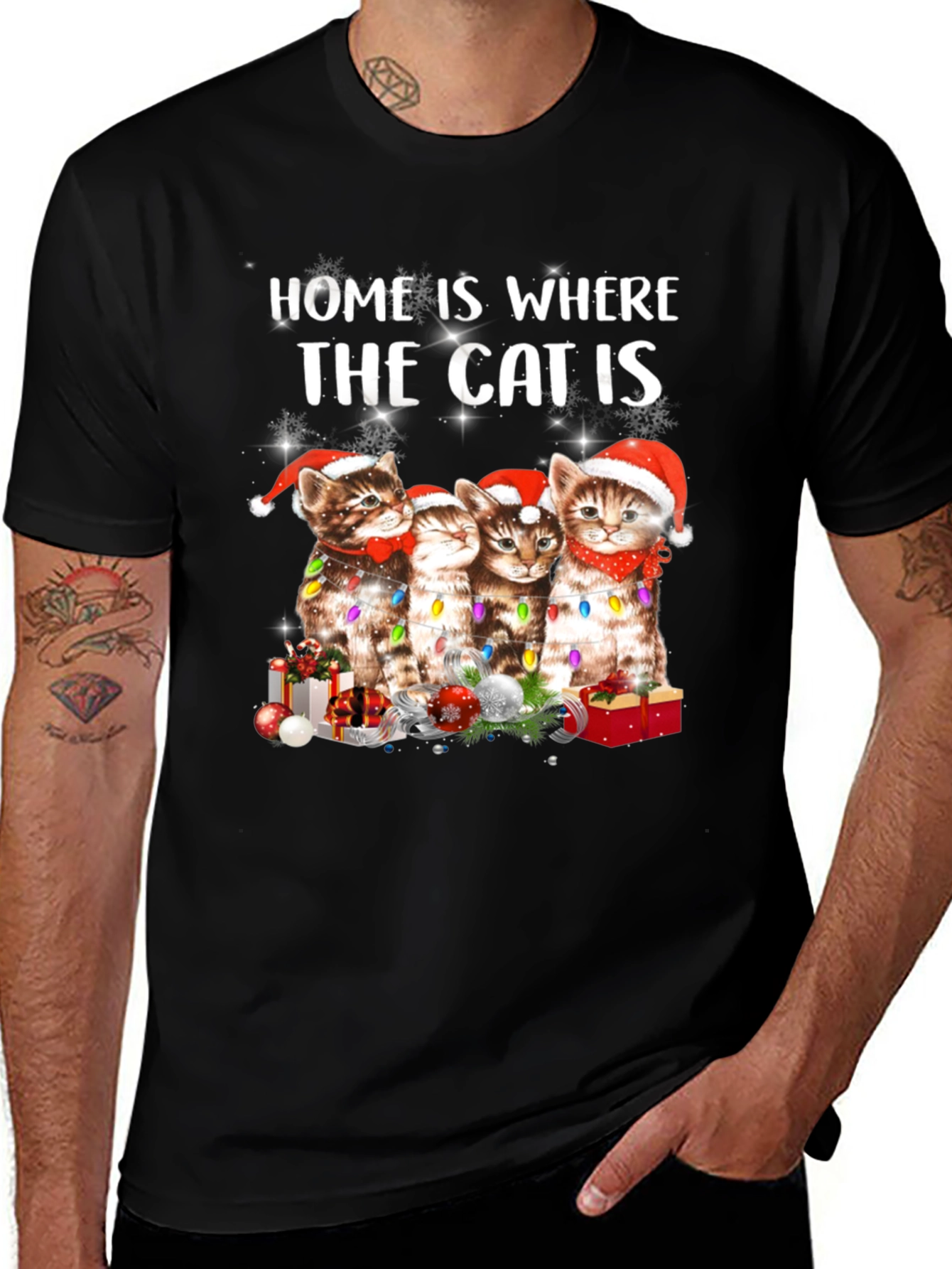 Christmas Cat Lover T-Shirt