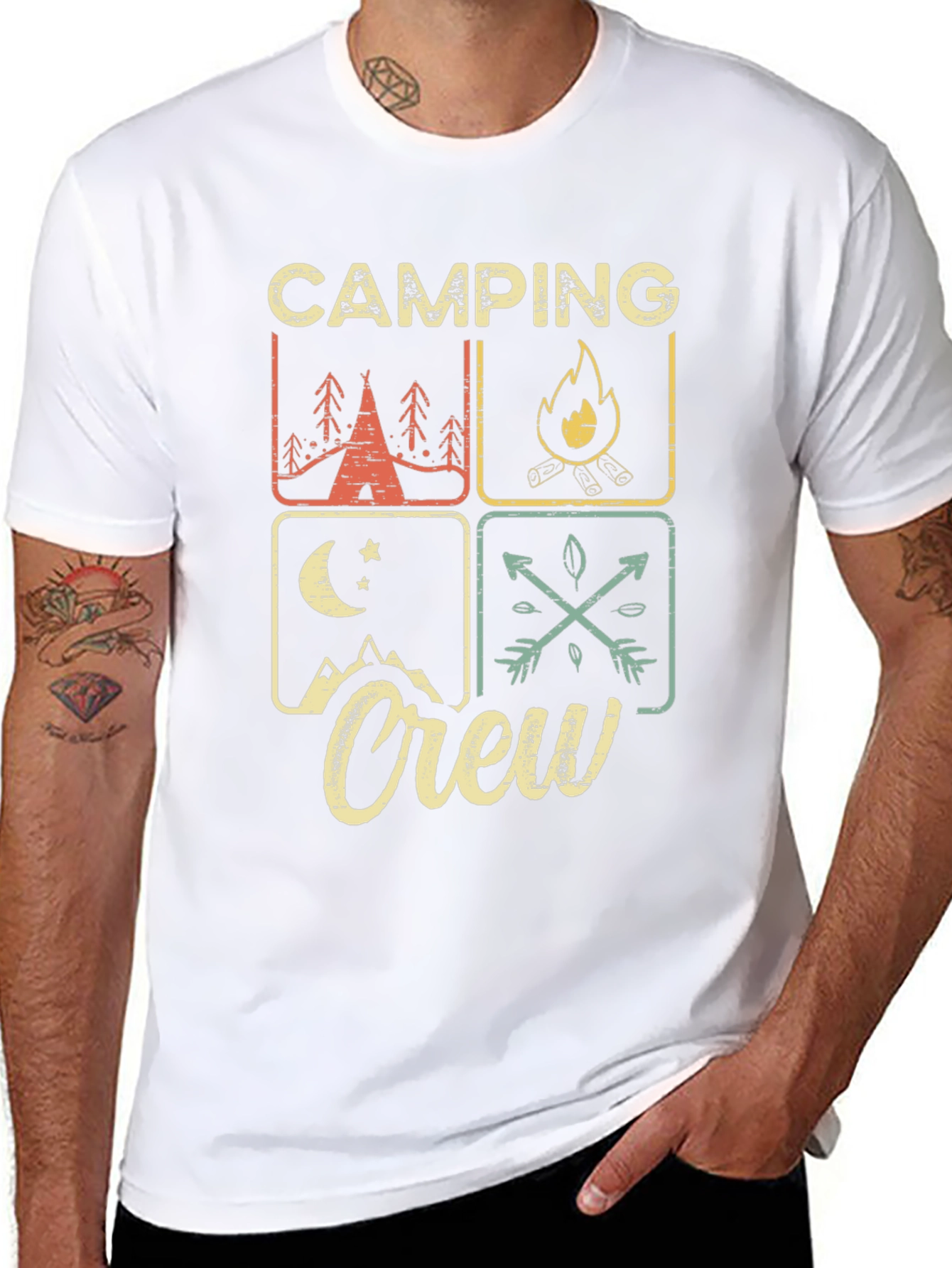 Camping Crew Graphic T-Shirt