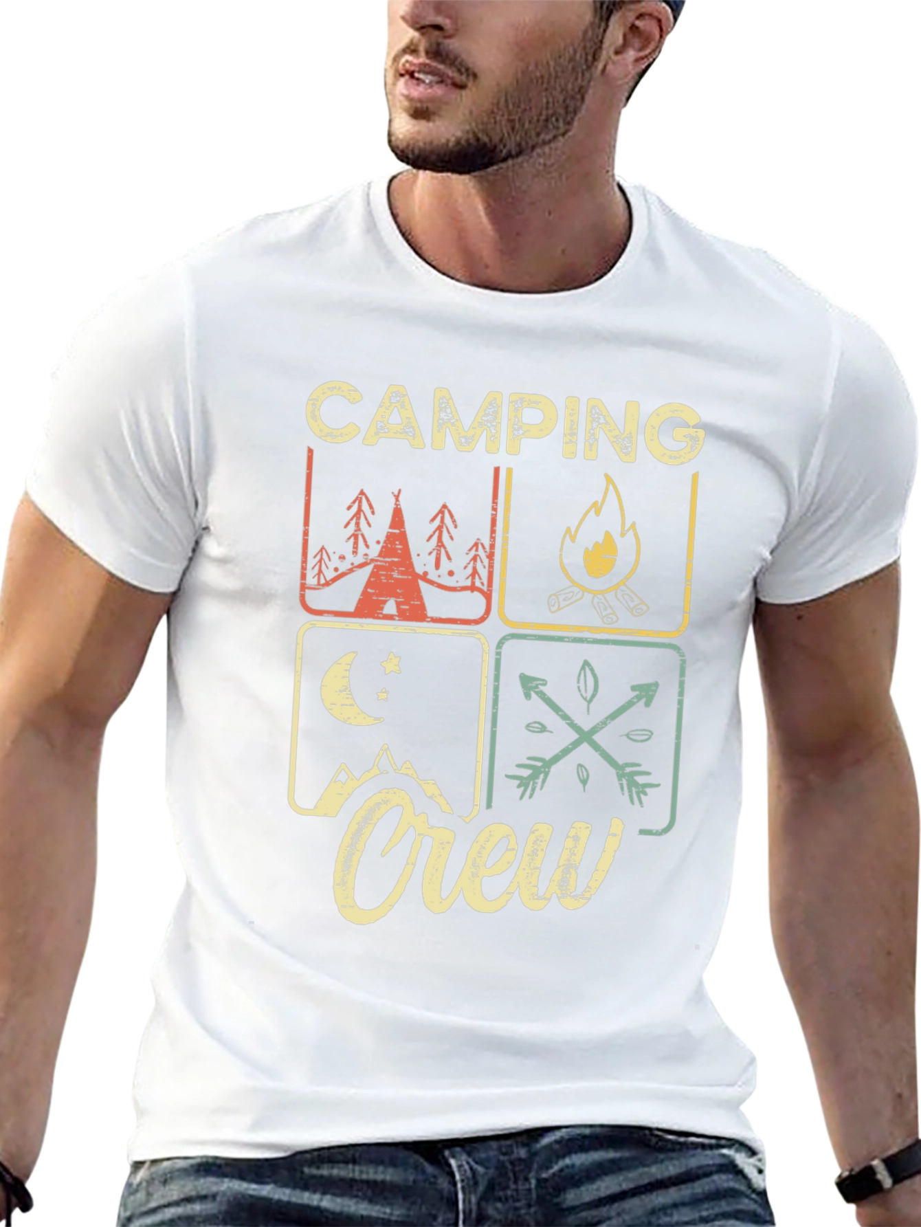 Camping Crew Graphic T-Shirt