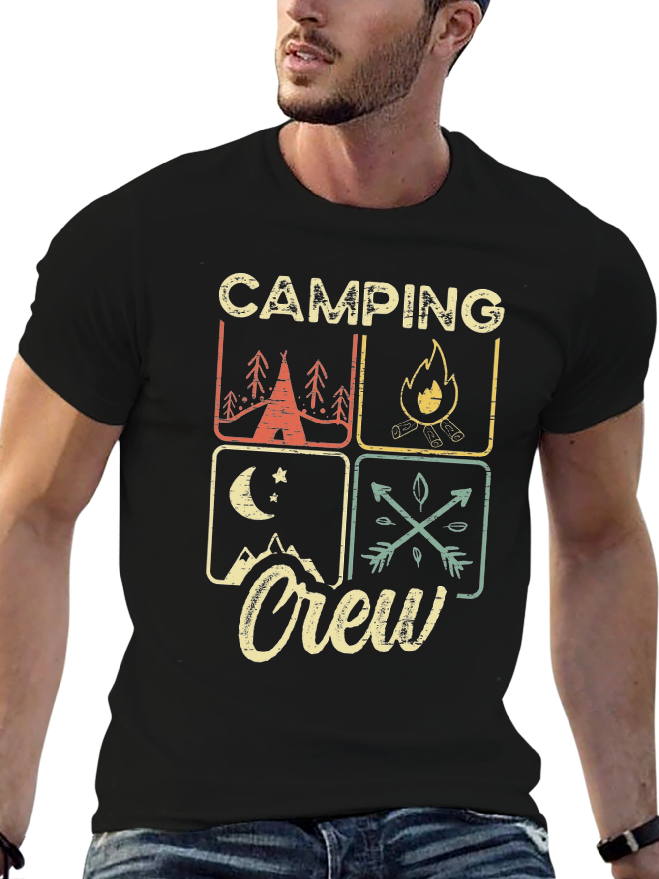 Camping Crew Graphic T-Shirt
