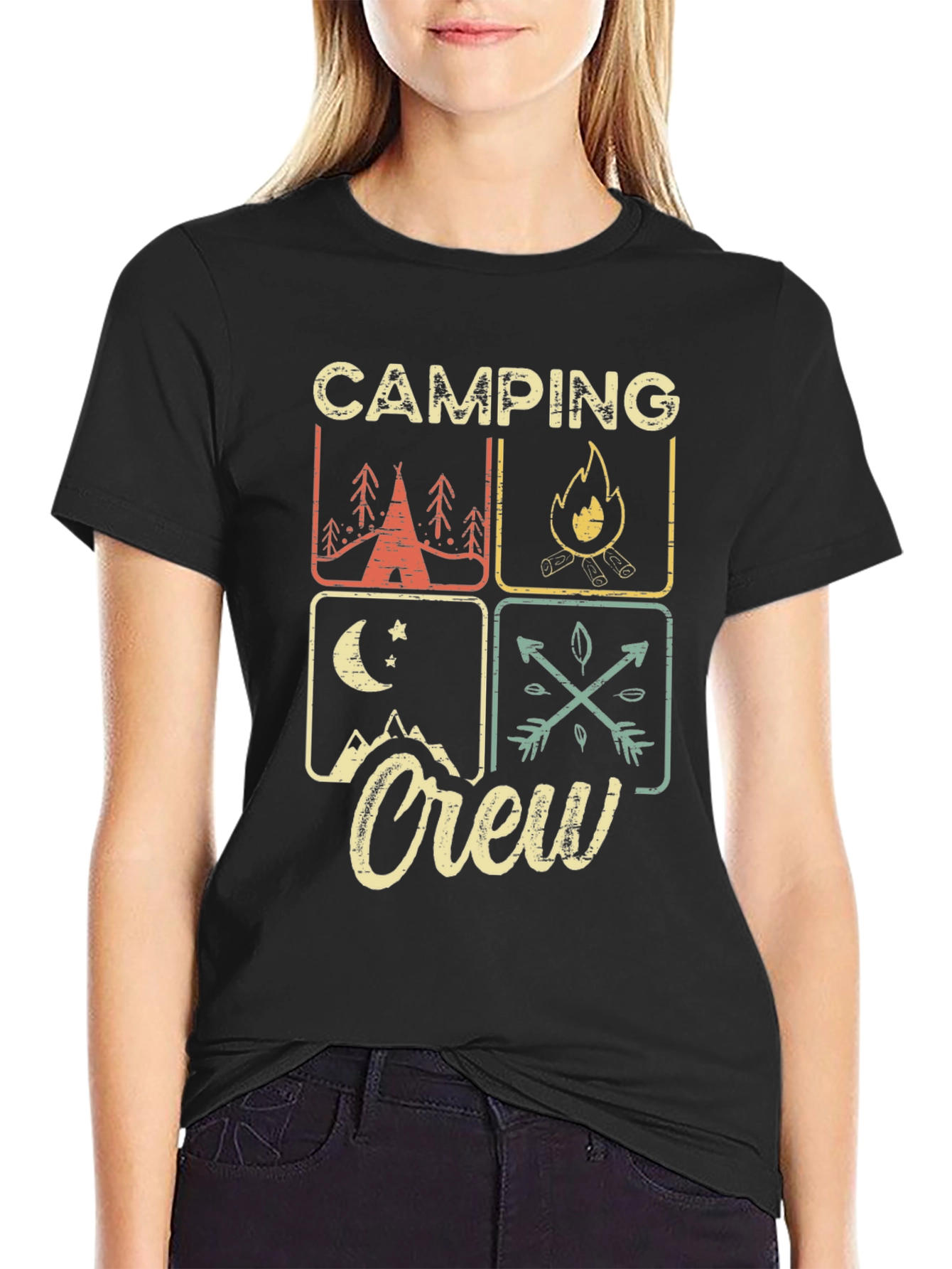 Camping Crew Graphic T-Shirt
