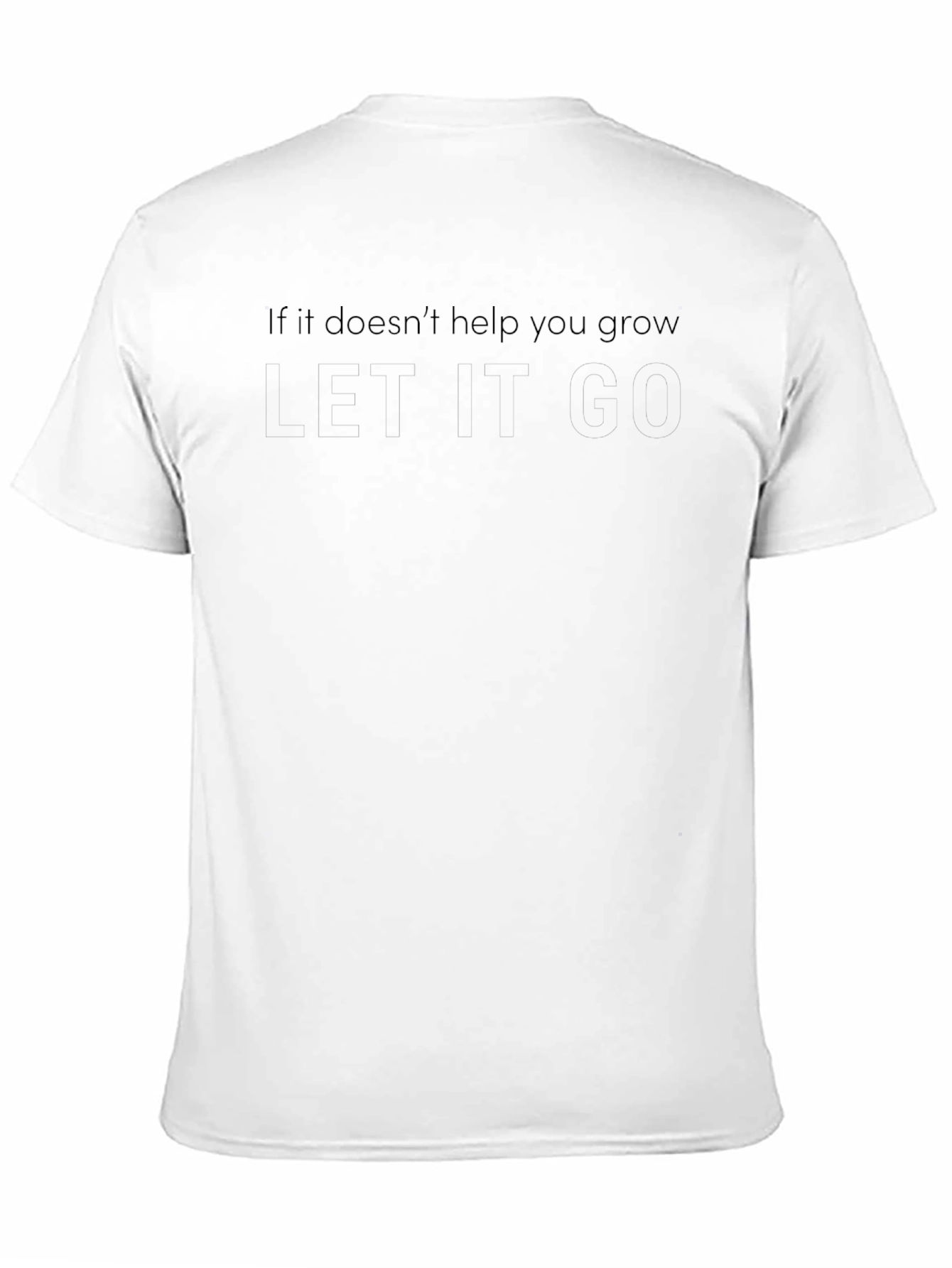 Minimalist Motivational Black T-Shirt