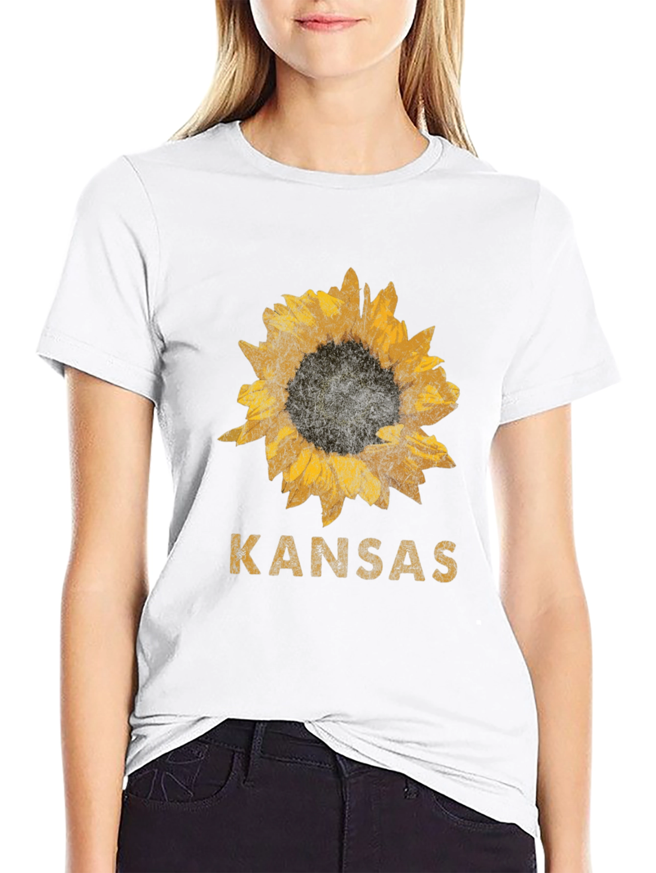 Kansas Sunflower Graphic Tee