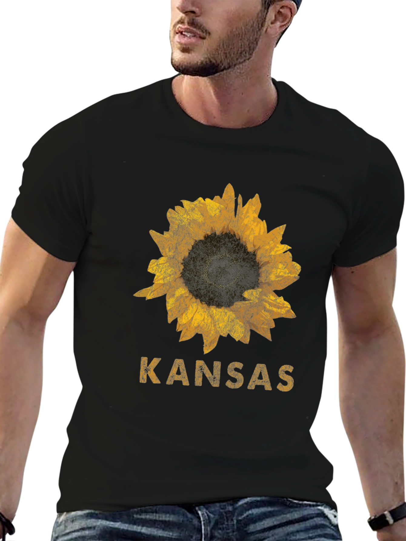 Kansas Sunflower Graphic Tee