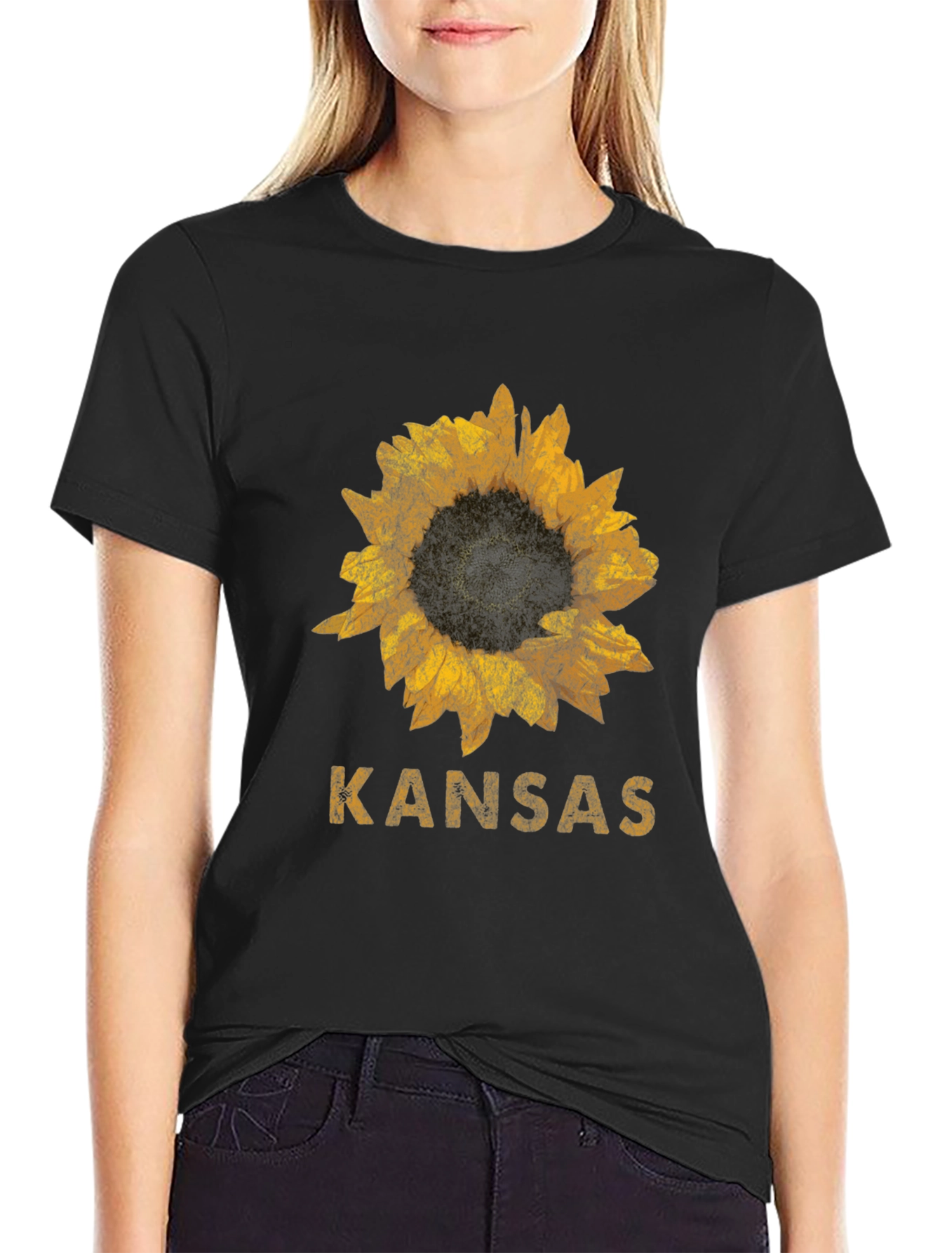 Kansas Sunflower Graphic Tee