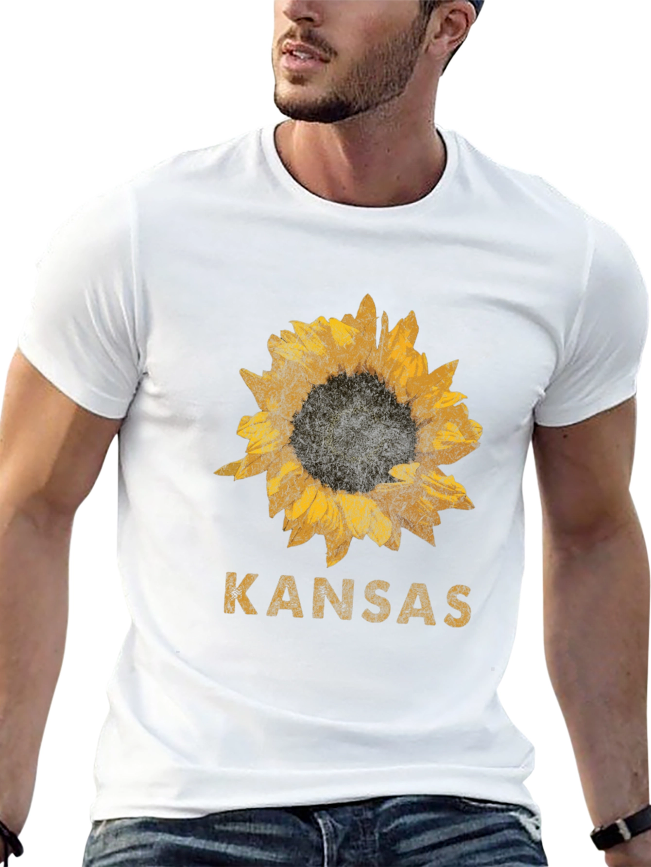 Kansas Sunflower Graphic Tee
