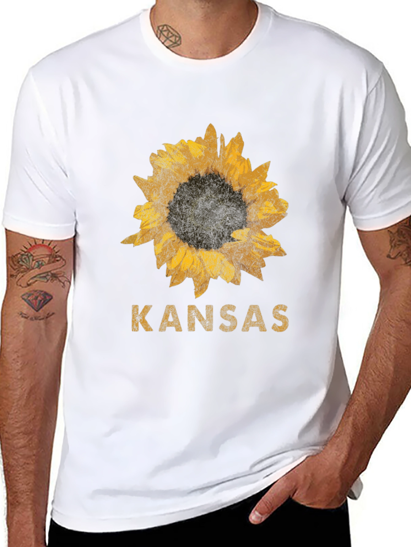 Kansas Sunflower Graphic Tee