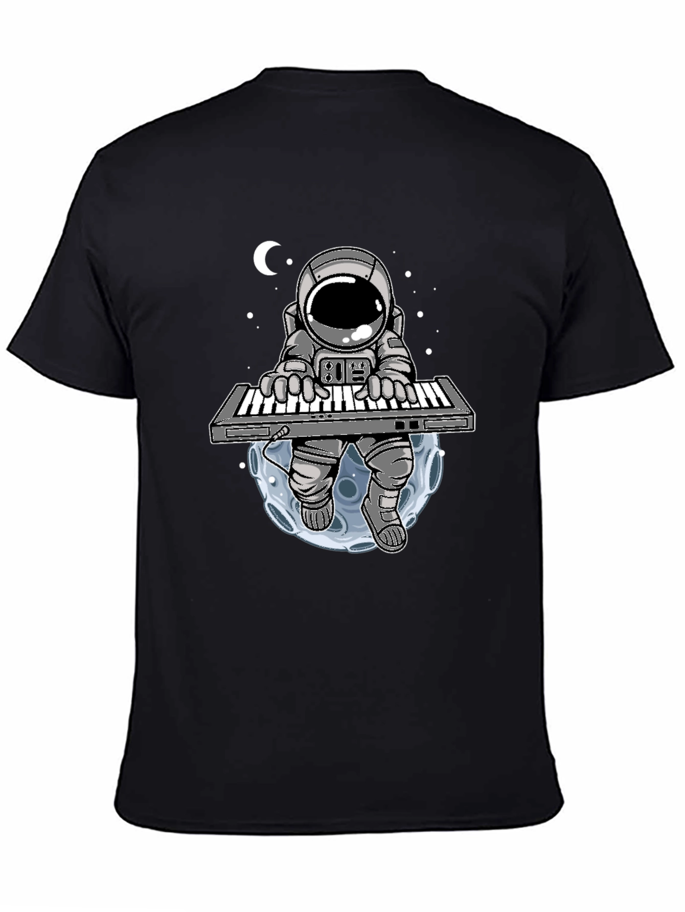 Astronaut Keyboard Player Graphic Tee