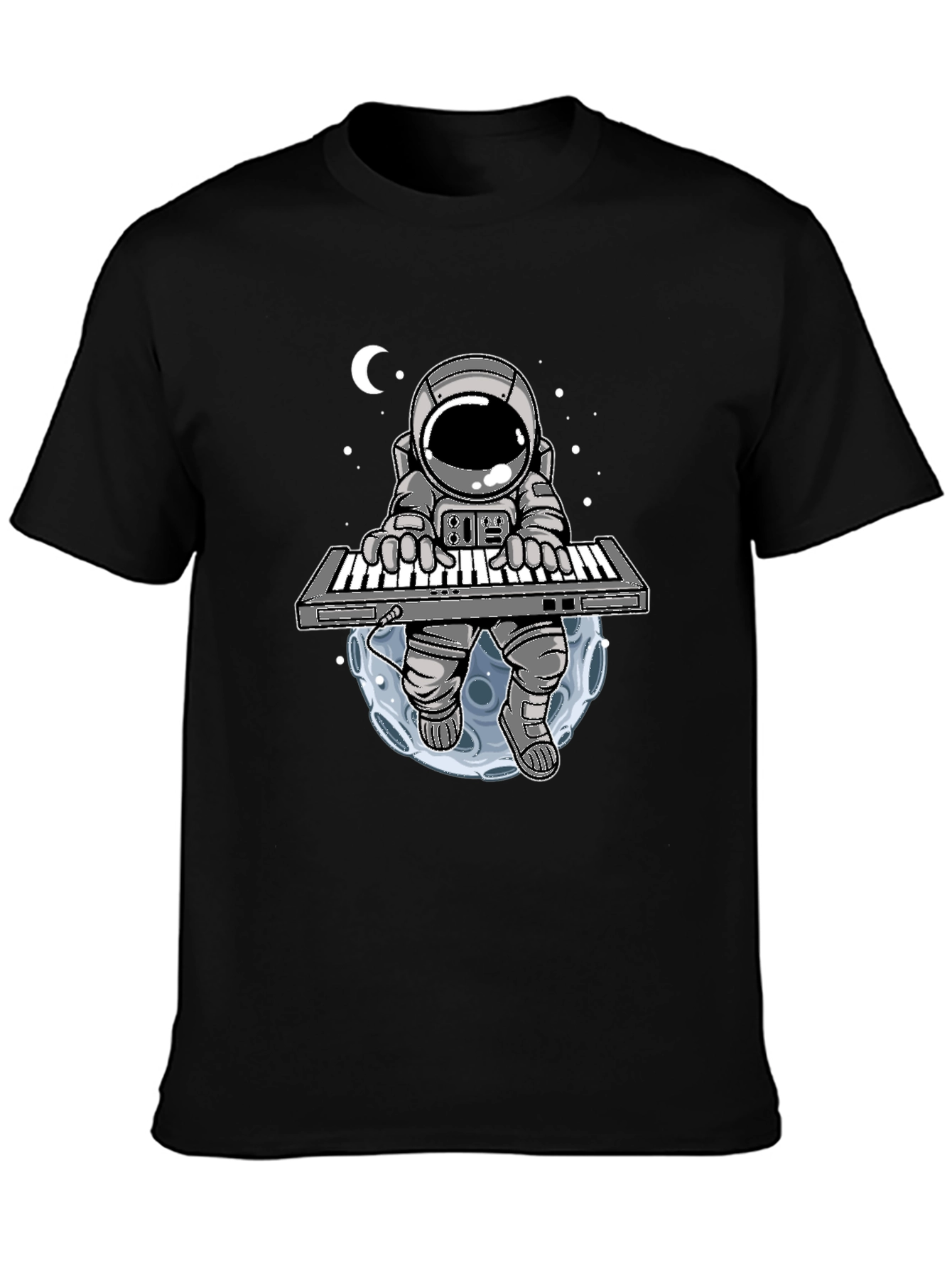 Astronaut Keyboard Player Graphic Tee