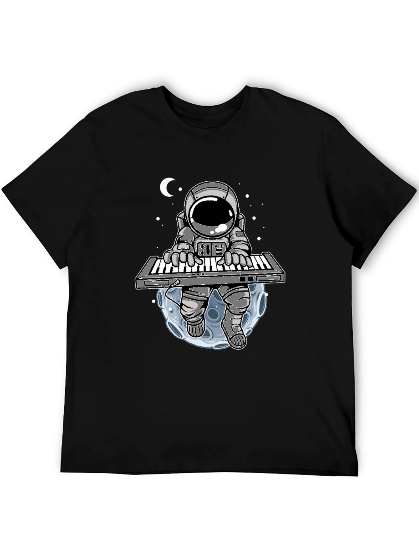 Astronaut Keyboard Player Graphic Tee