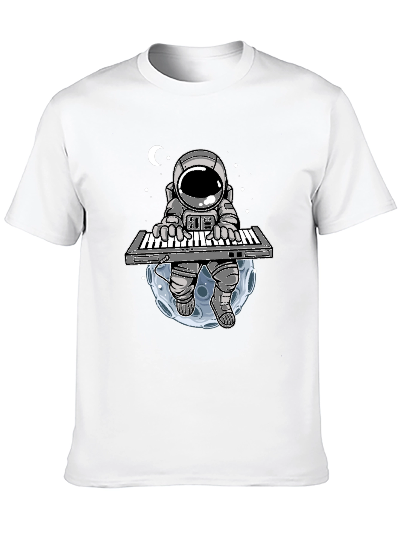 Astronaut Keyboard Player Graphic Tee