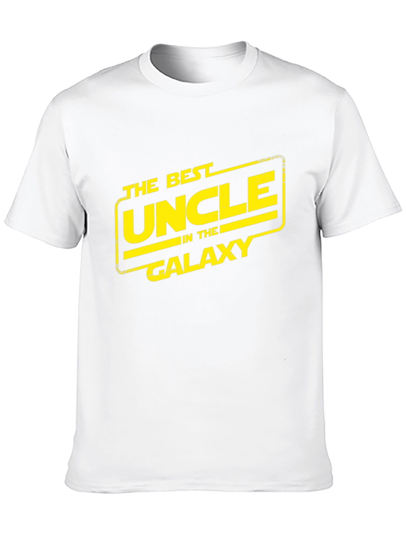 Best Uncle in the Galaxy Black T-Shirt