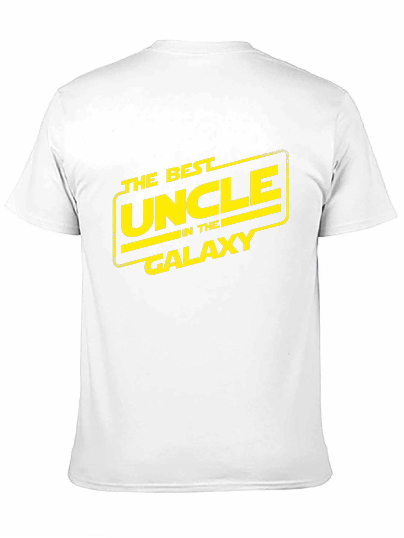 Best Uncle in the Galaxy Black T-Shirt