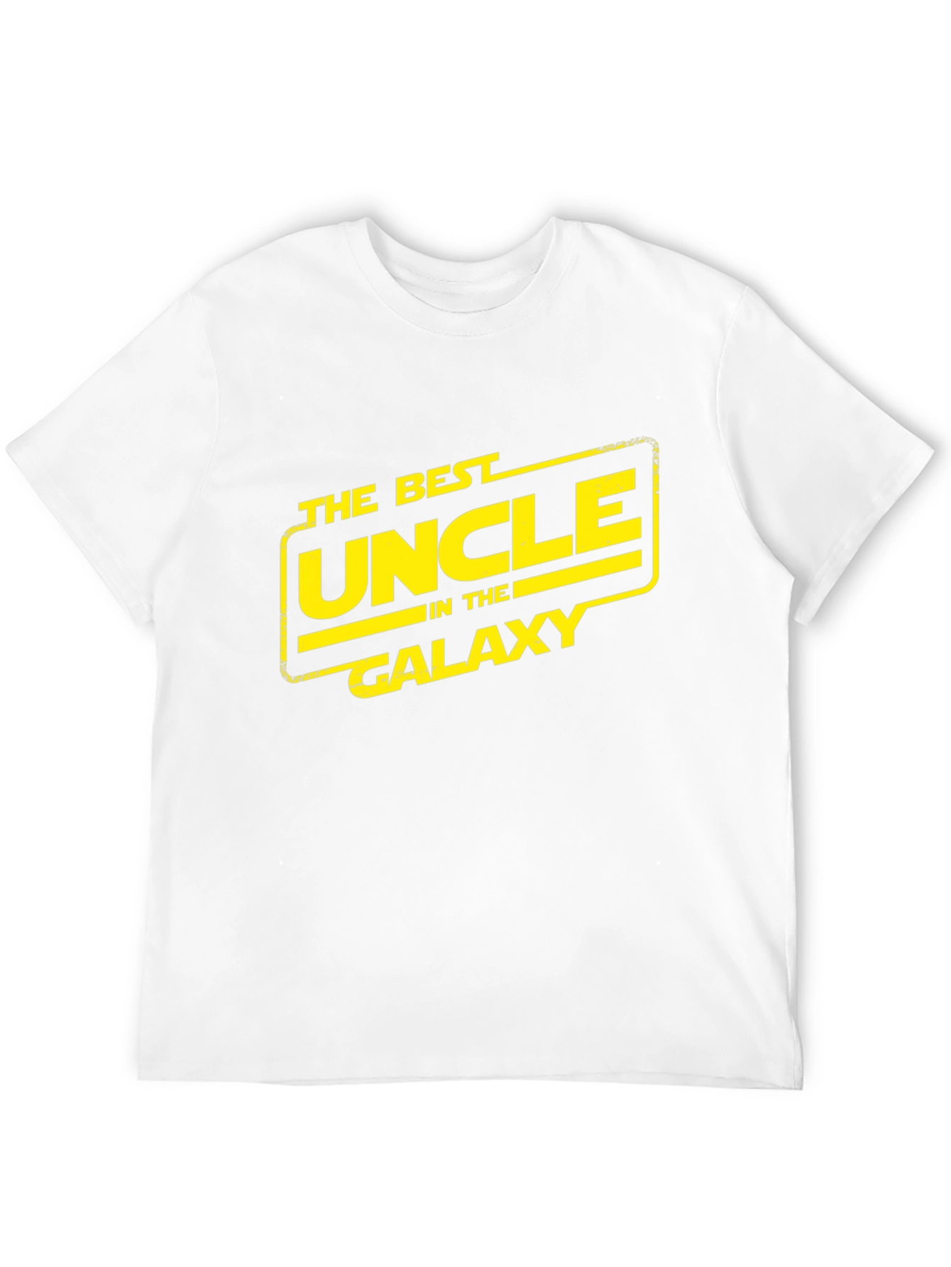 Best Uncle in the Galaxy Black T-Shirt
