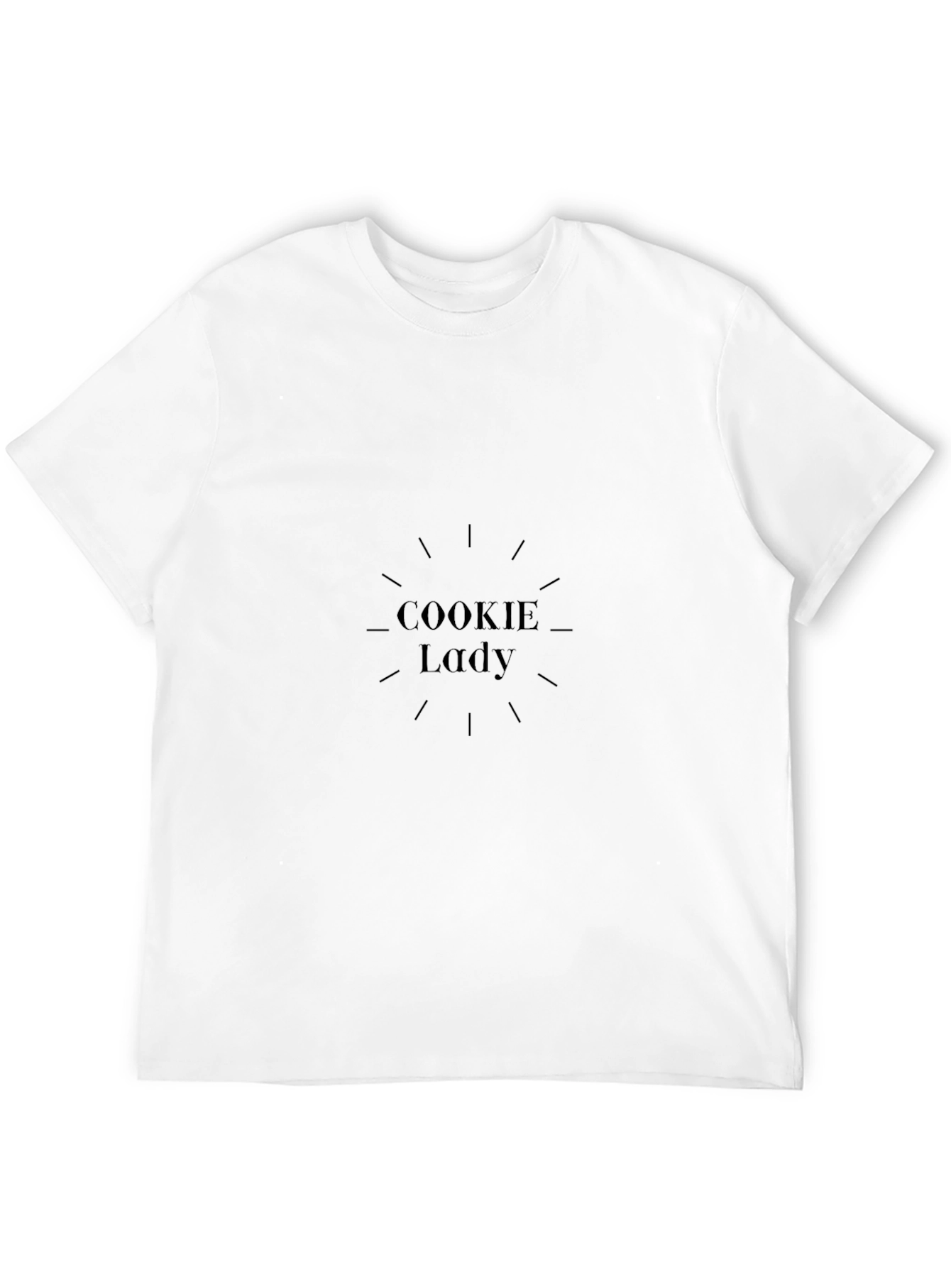 Cookie Lady T-Shirt - Black Unisex Tee