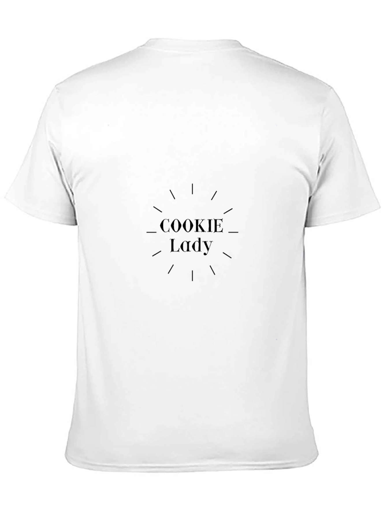 Cookie Lady T-Shirt - Black Unisex Tee
