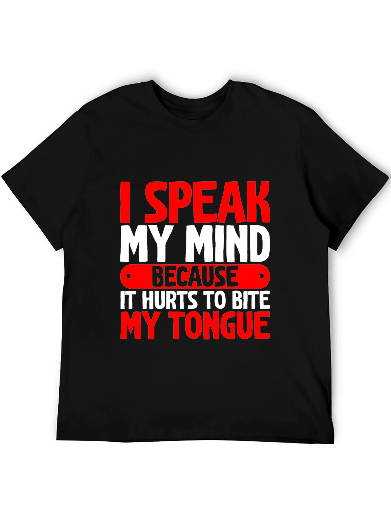 Speak My Mind Graphic Tee - Black