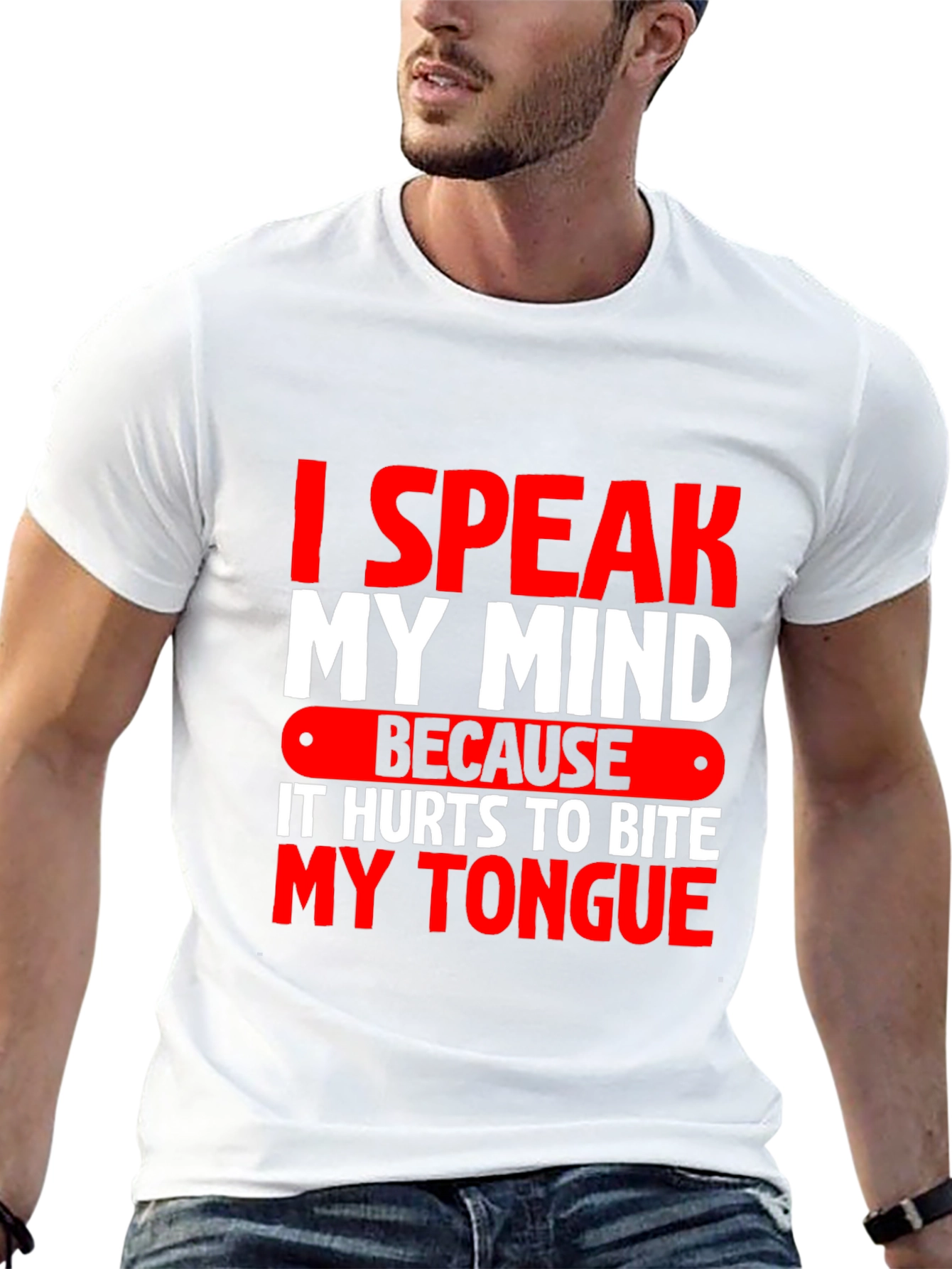Speak My Mind Graphic Tee - Black