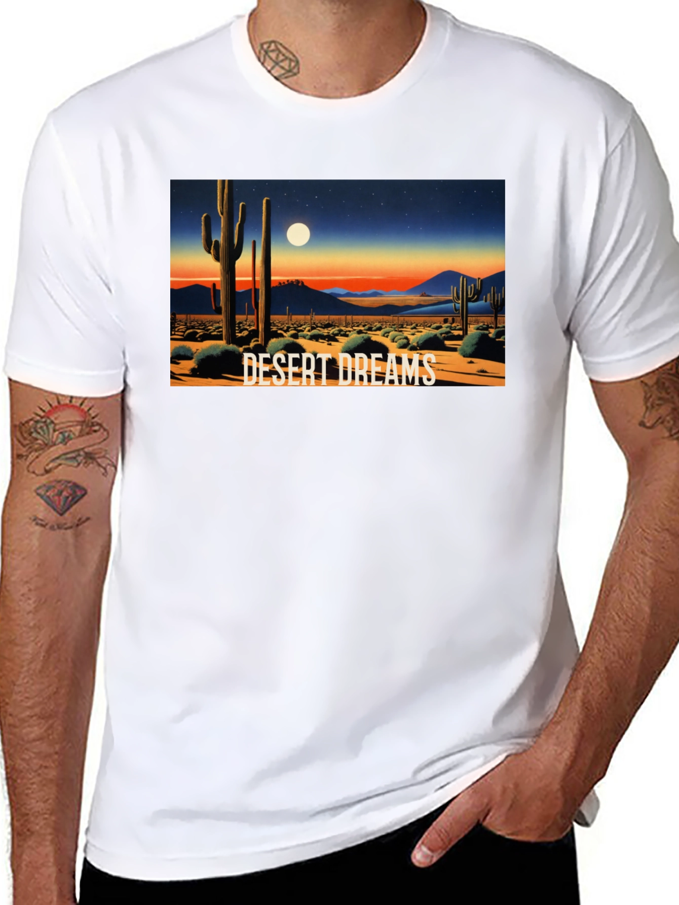 Desert Dreams Graphic Tee - Black