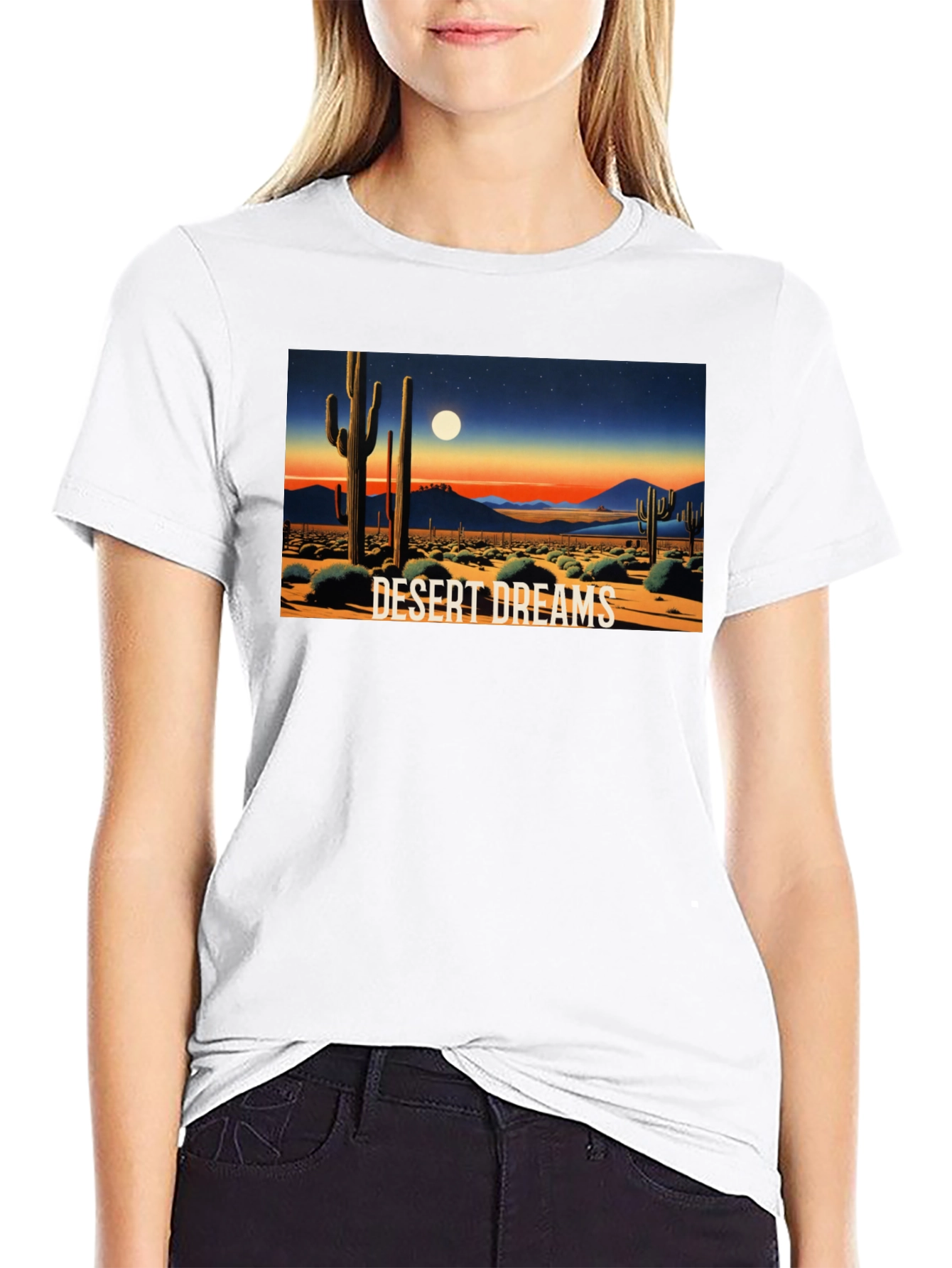 Desert Dreams Graphic Tee - Black