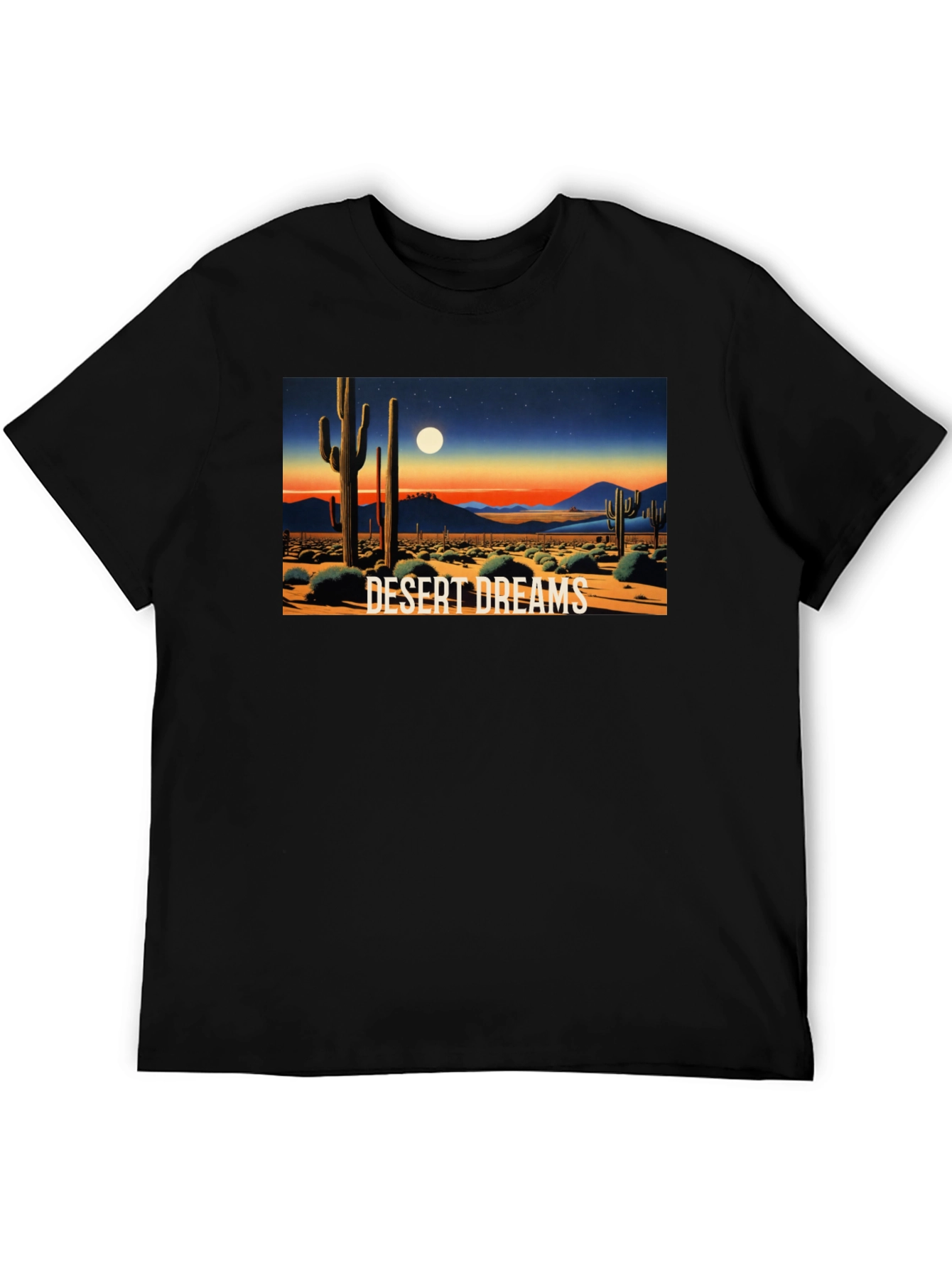 Desert Dreams Graphic Tee - Black