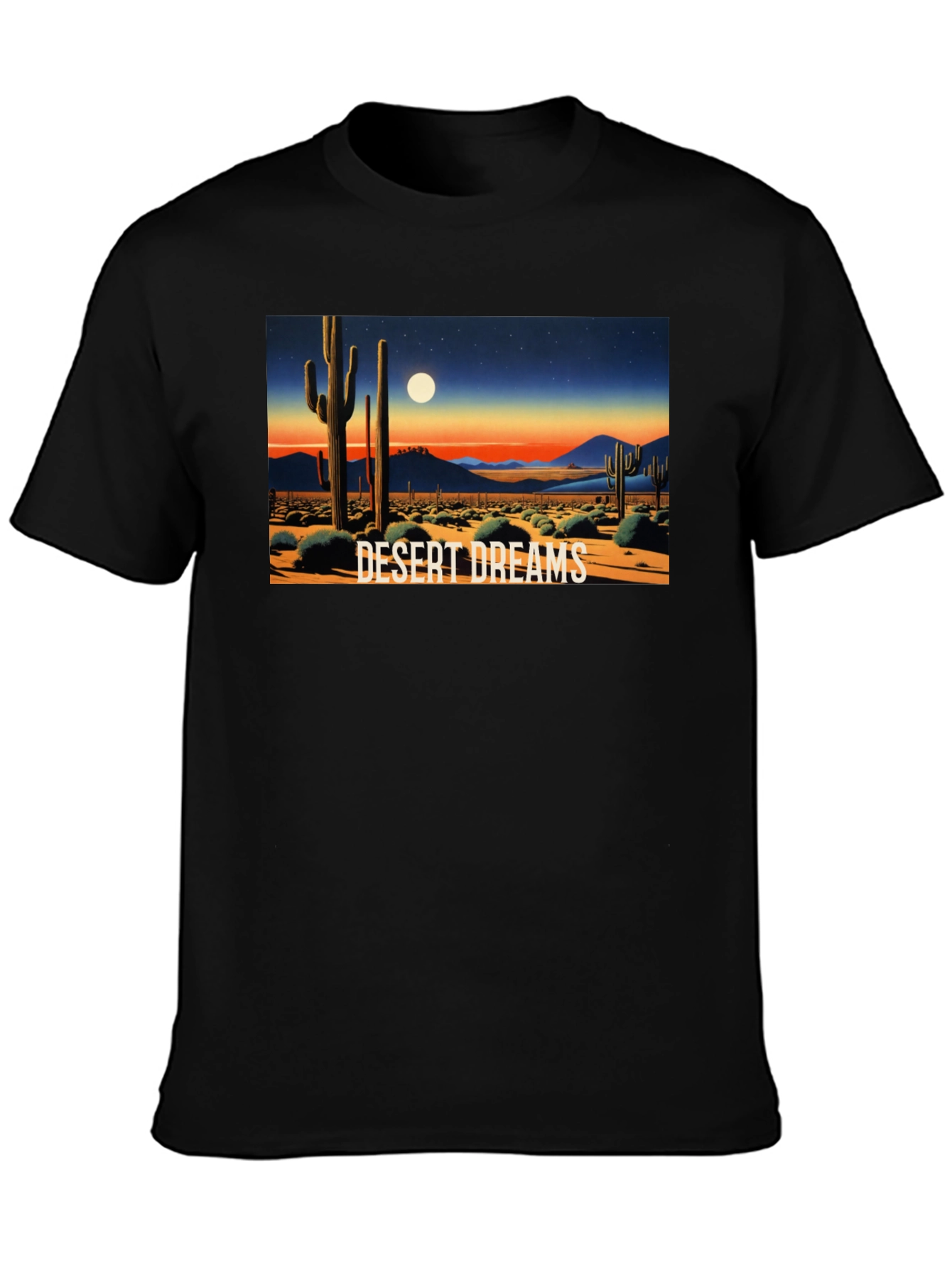 Desert Dreams Graphic Tee - Black