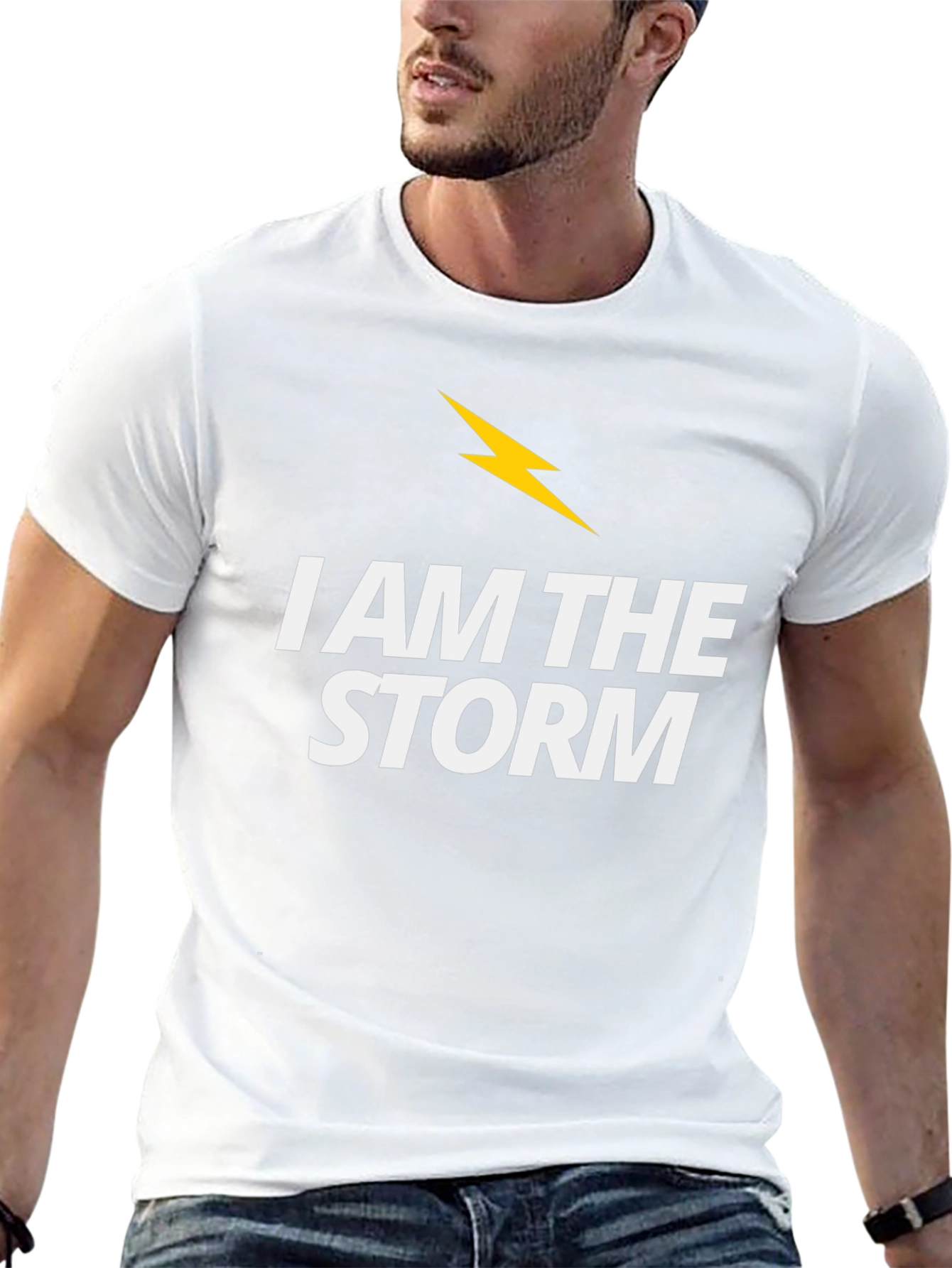 I Am The Storm Black Graphic Tee