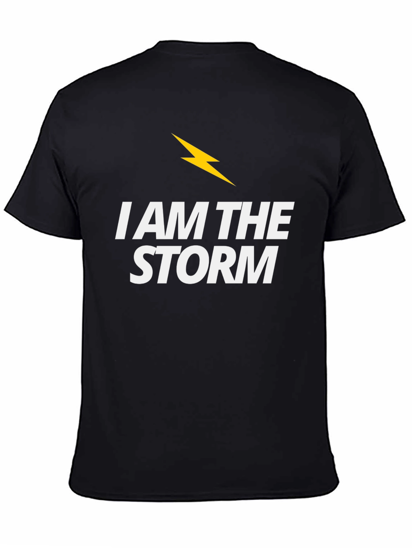 I Am The Storm Black Graphic Tee