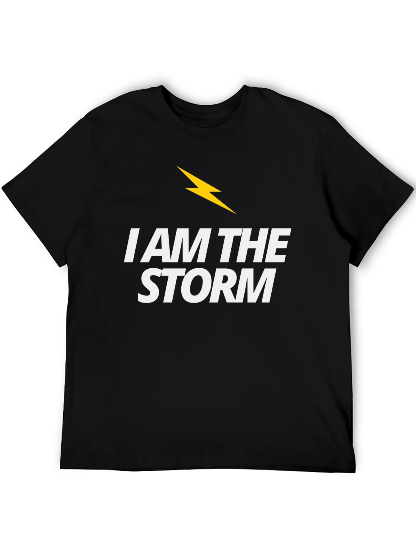 I Am The Storm Black Graphic Tee