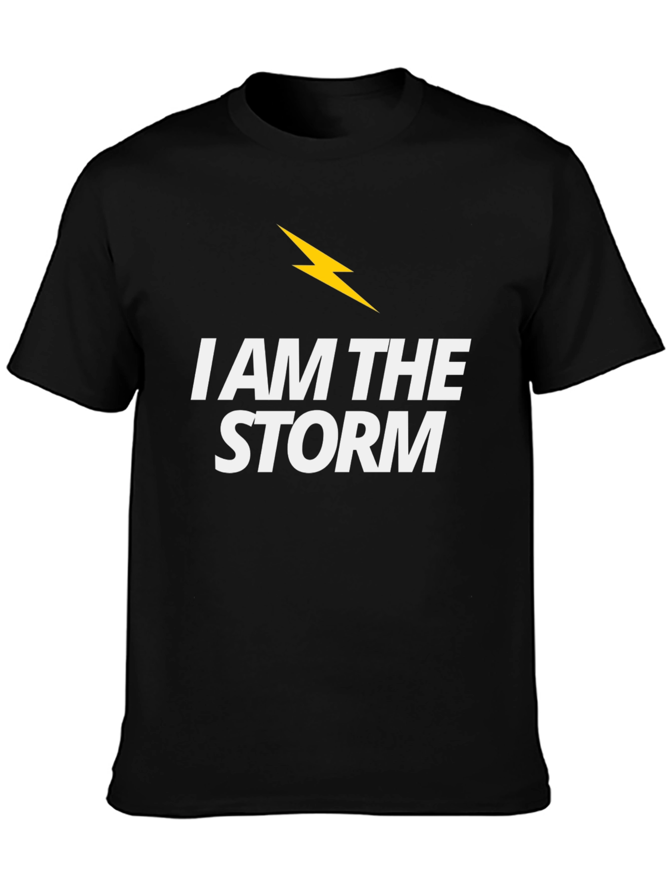 I Am The Storm Black Graphic Tee
