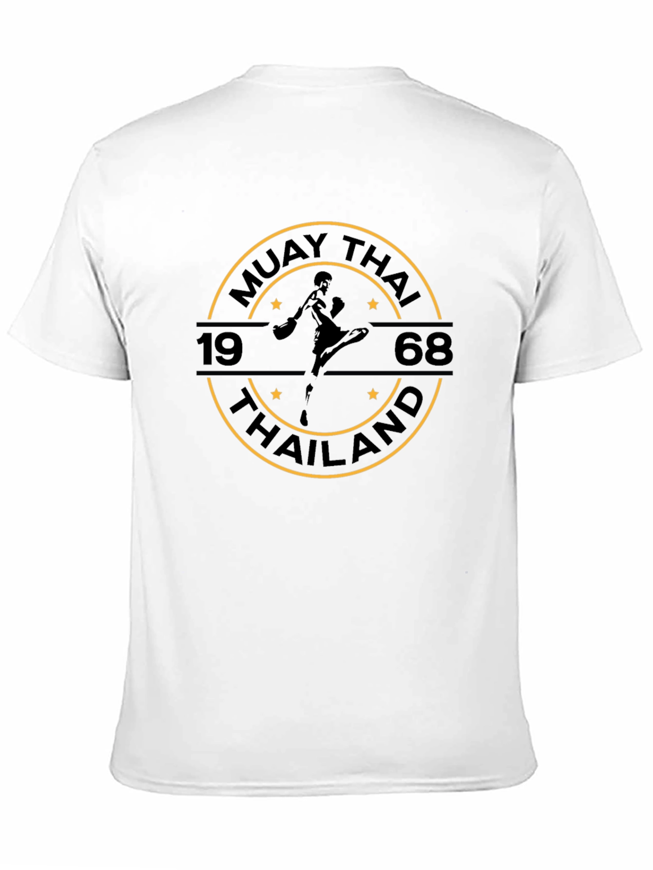Muay Thai 1968 Thailand Black T-Shirt