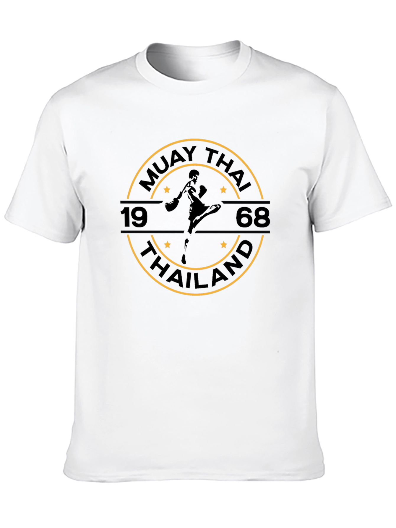 Muay Thai 1968 Thailand Black T-Shirt