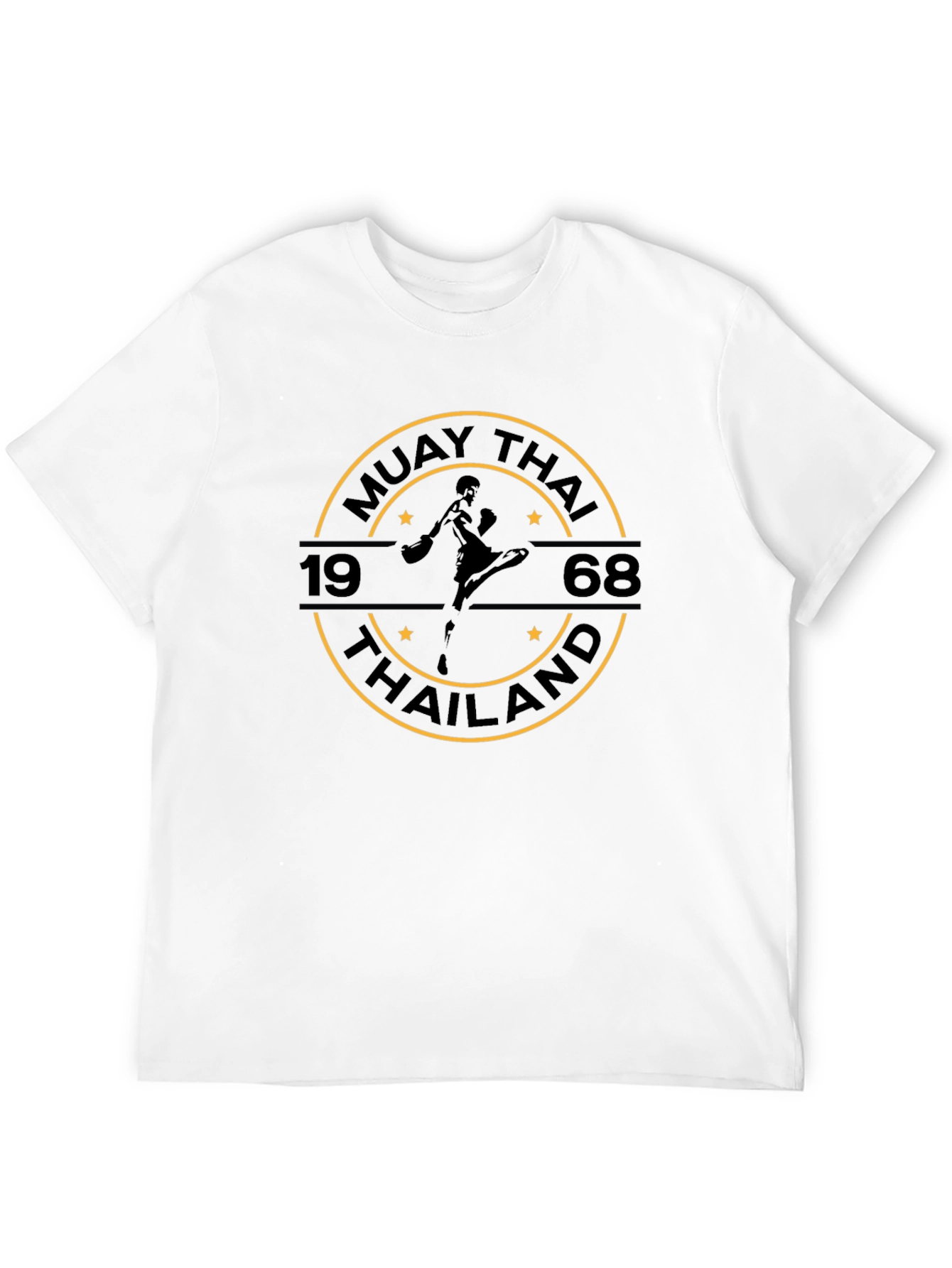 Muay Thai 1968 Thailand Black T-Shirt
