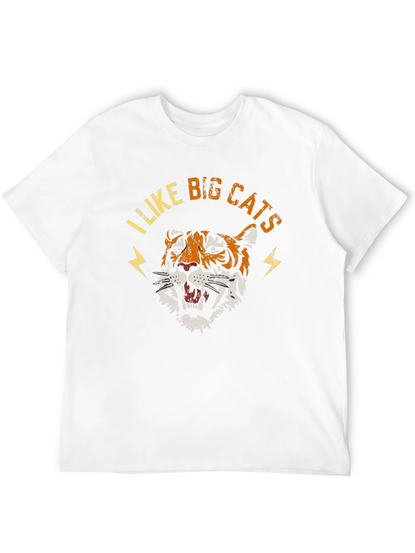 I Like Big Cats Graphic Tee - Black
