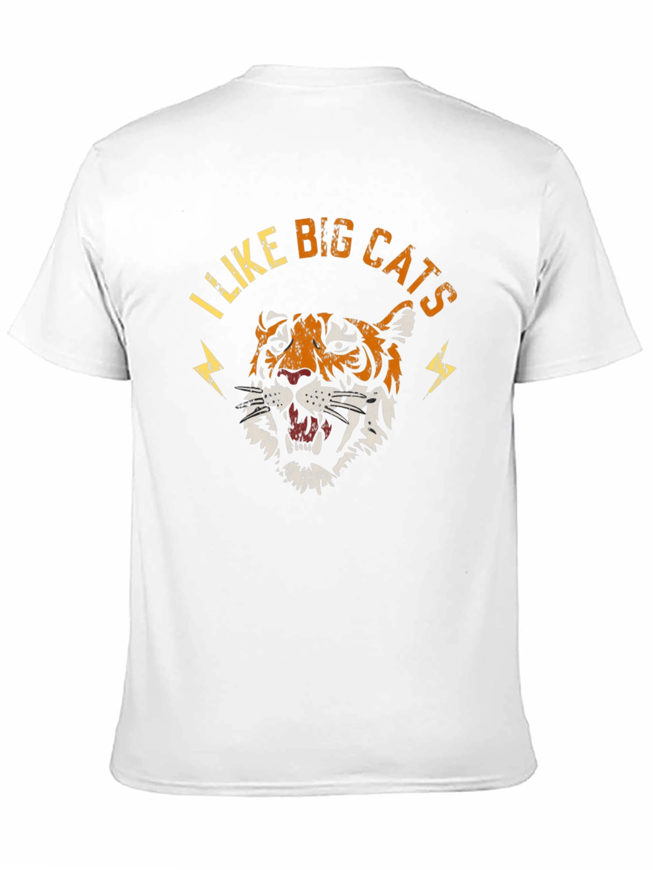 I Like Big Cats Graphic Tee - Black