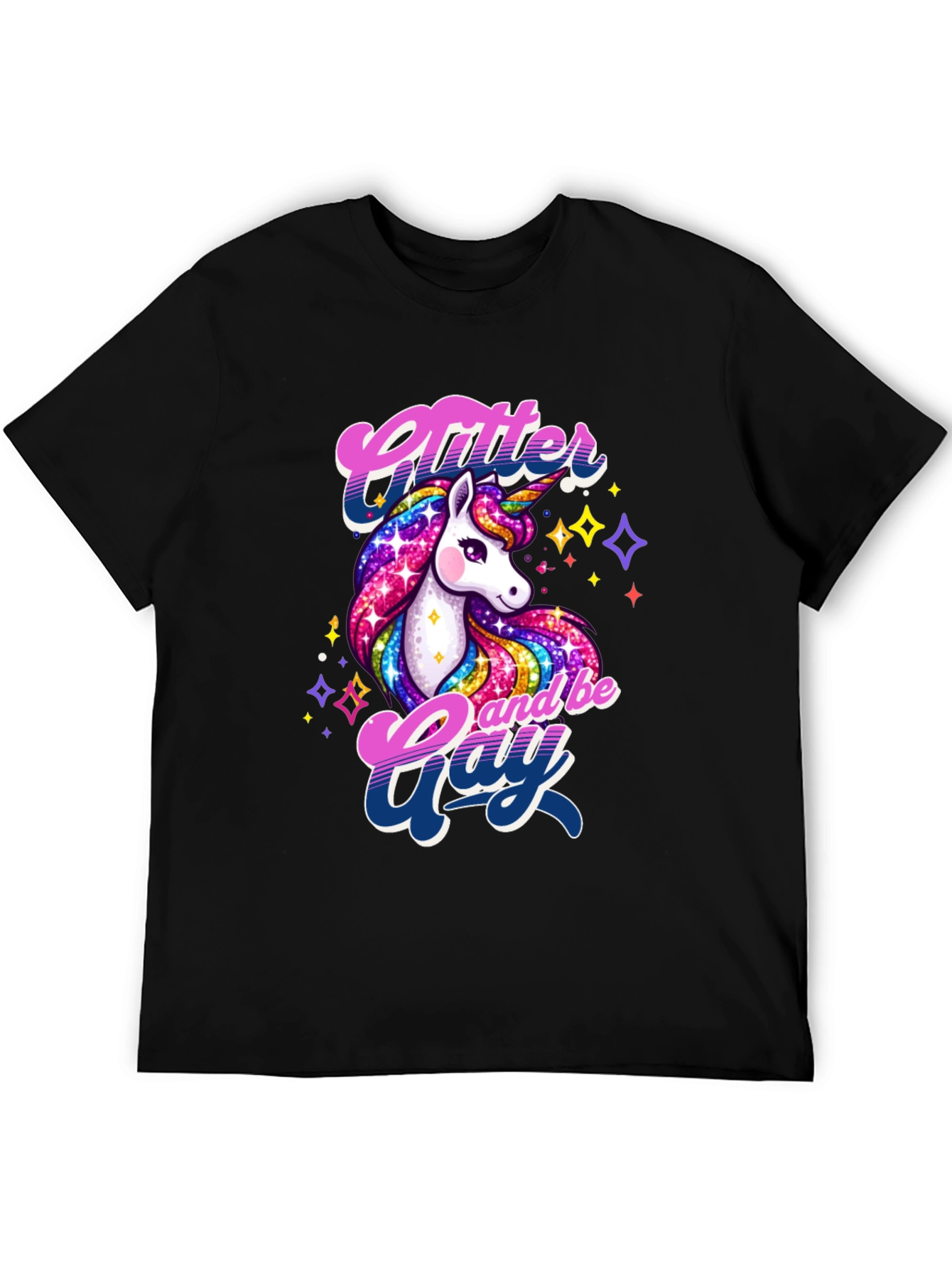 Glitter & Gay Unicorn Graphic Tee