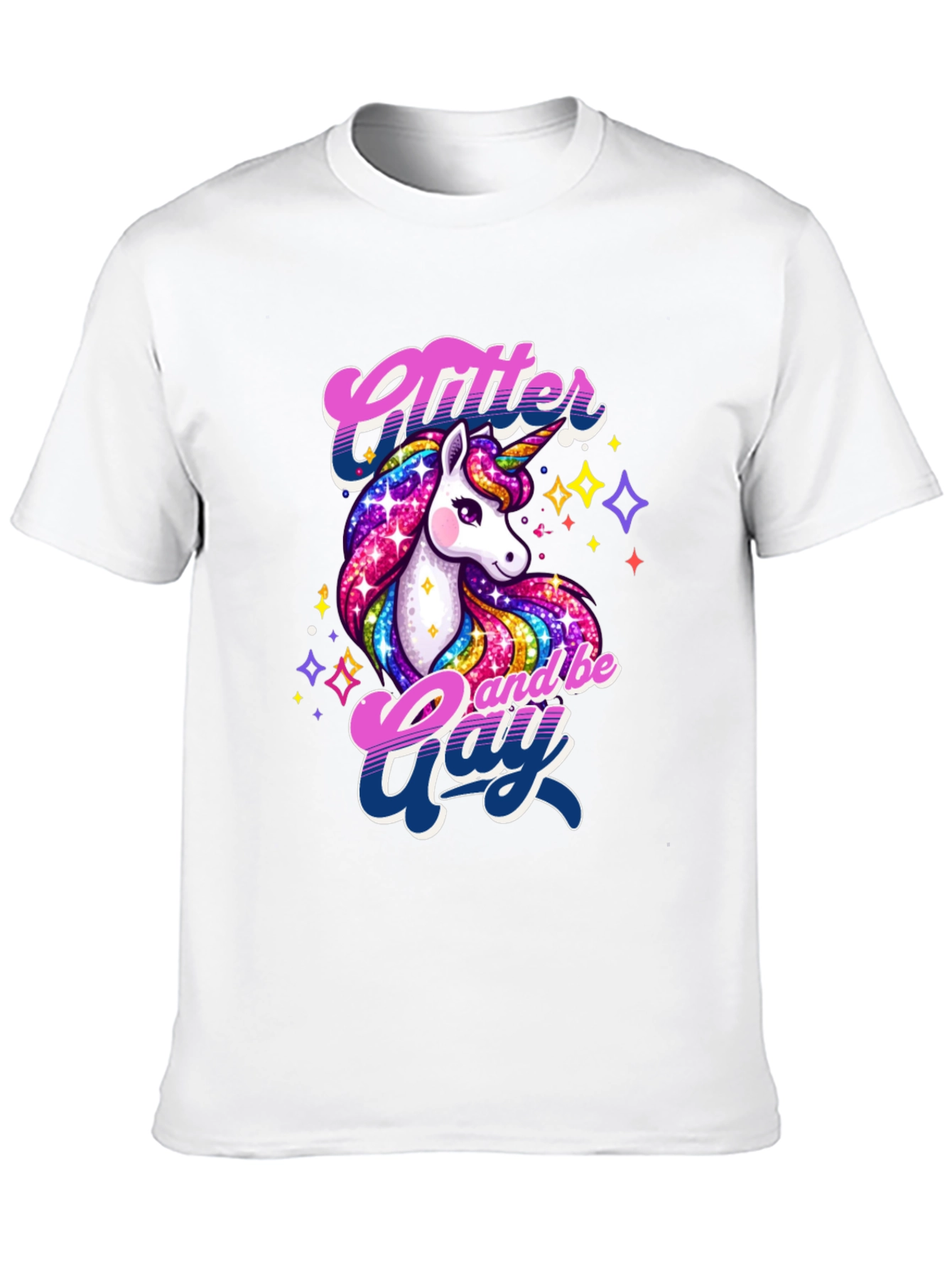 Glitter & Gay Unicorn Graphic Tee