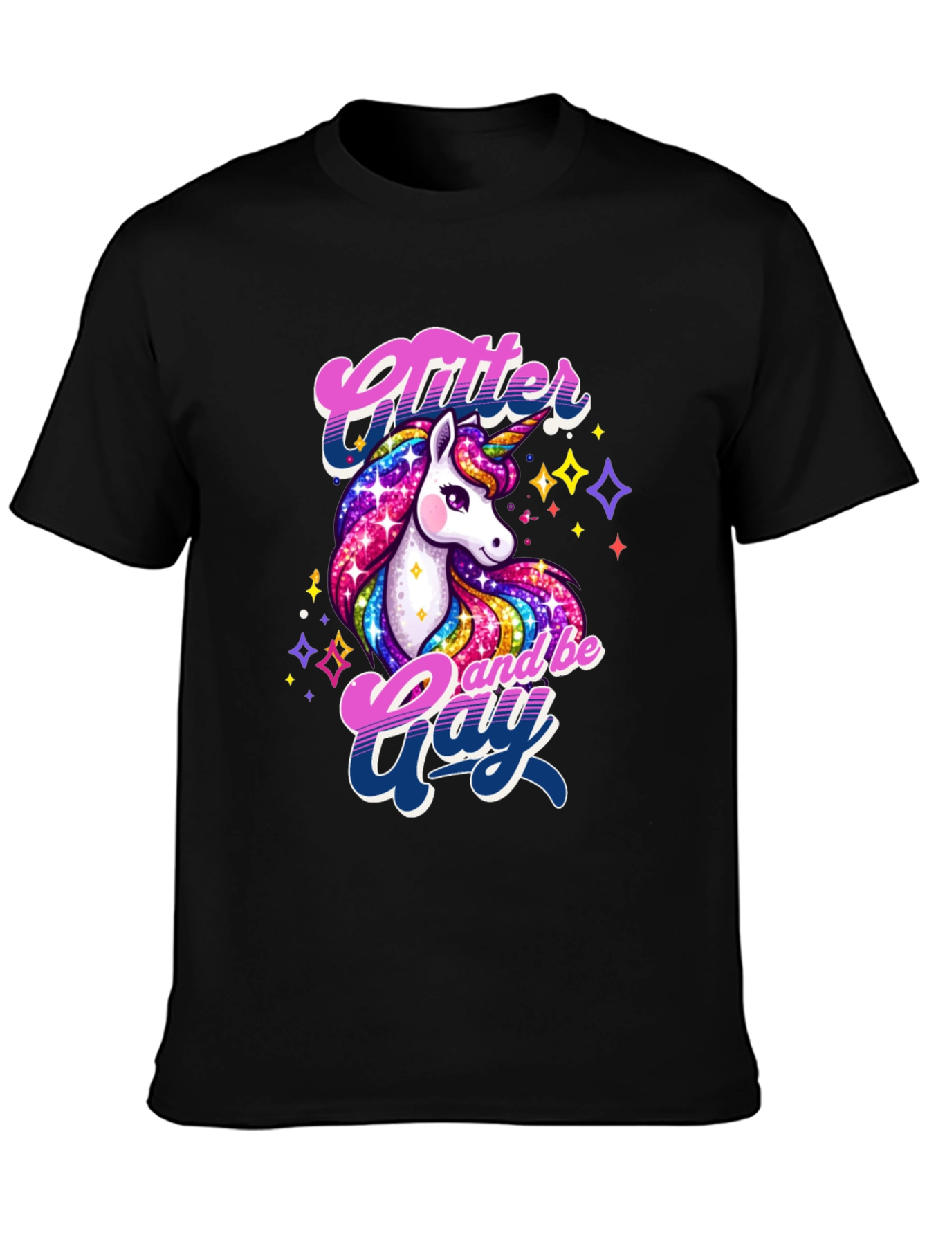 Glitter & Gay Unicorn Graphic Tee