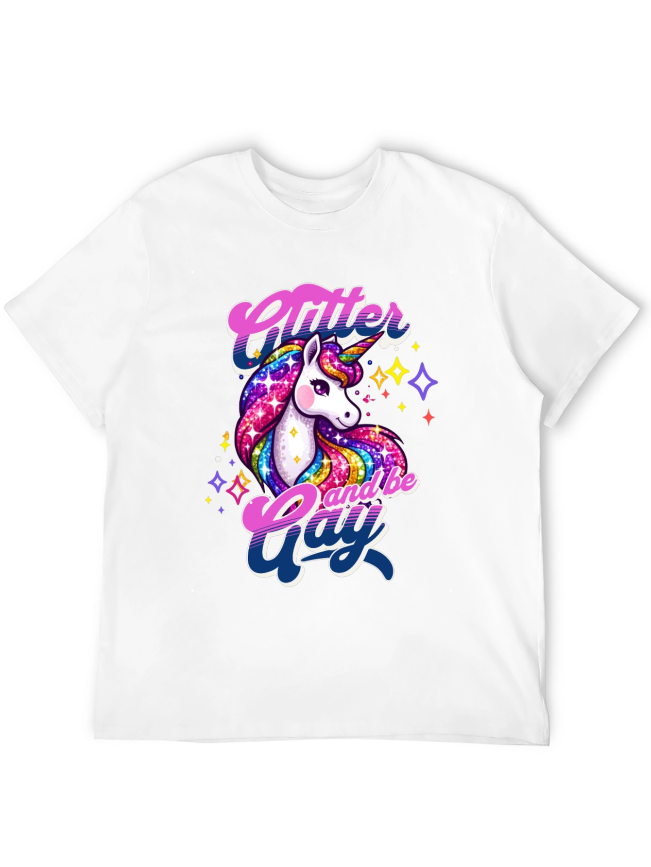 Glitter & Gay Unicorn Graphic Tee