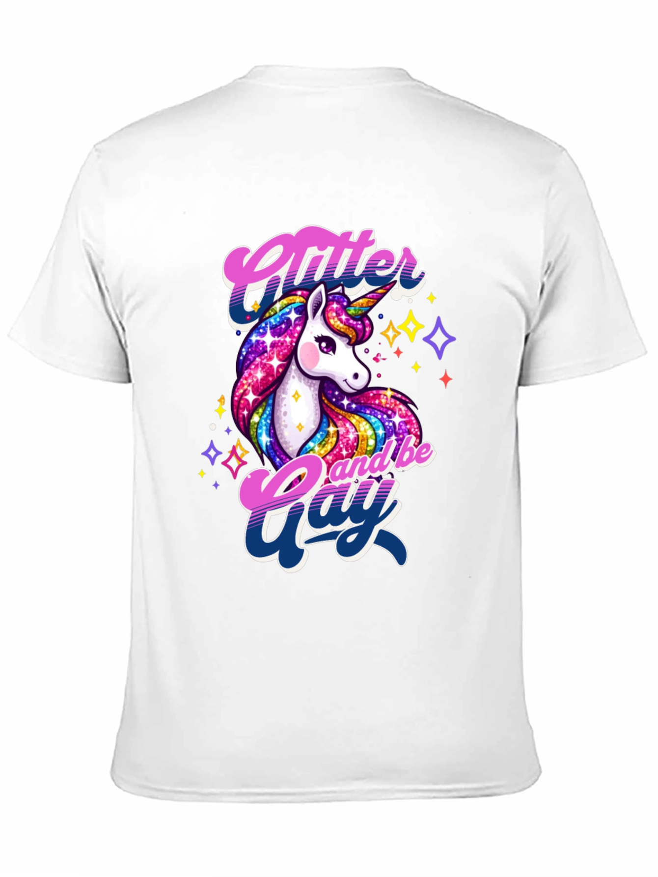 Glitter & Gay Unicorn Graphic Tee