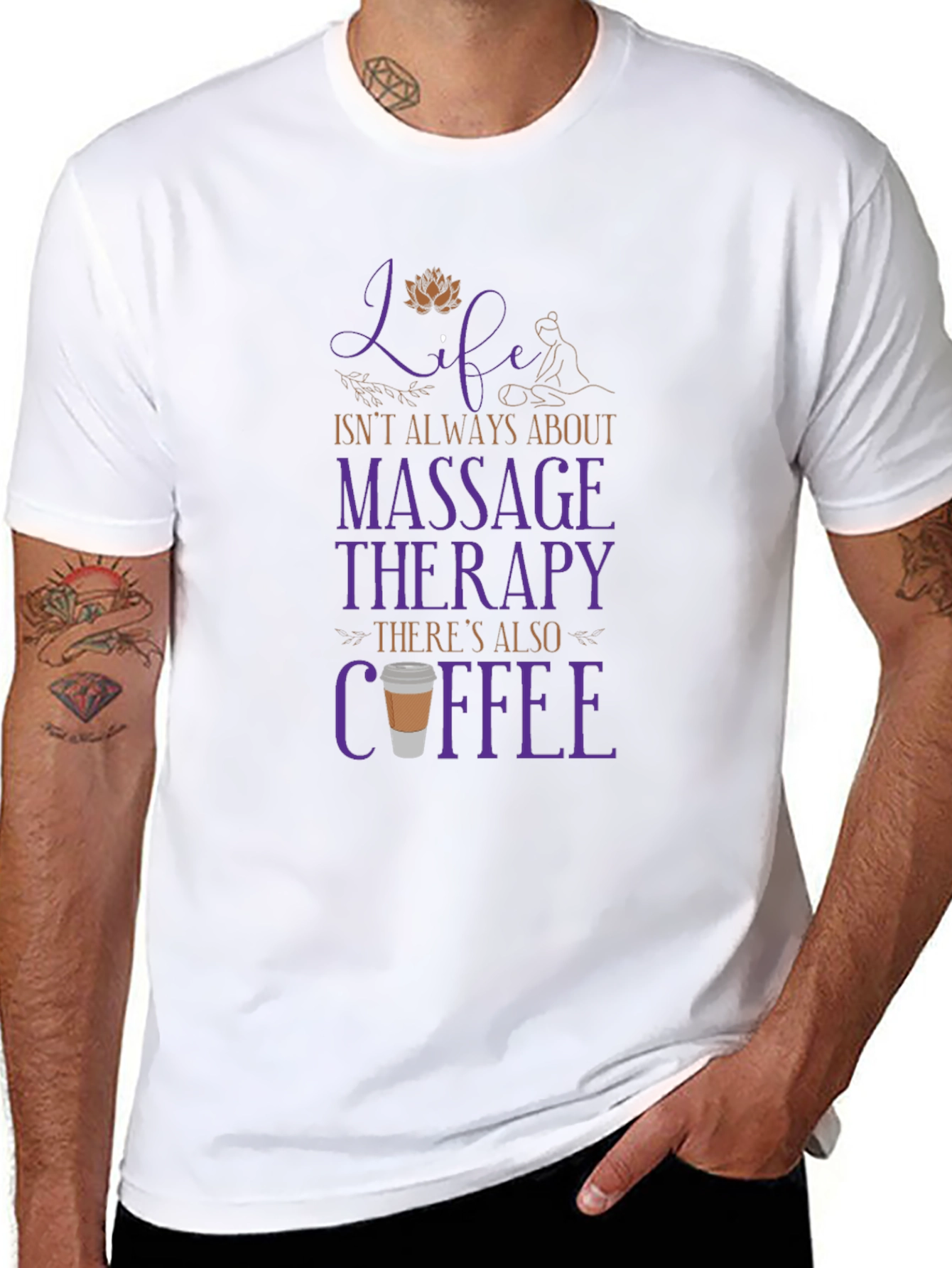 Massage Therapy & Coffee T-Shirt