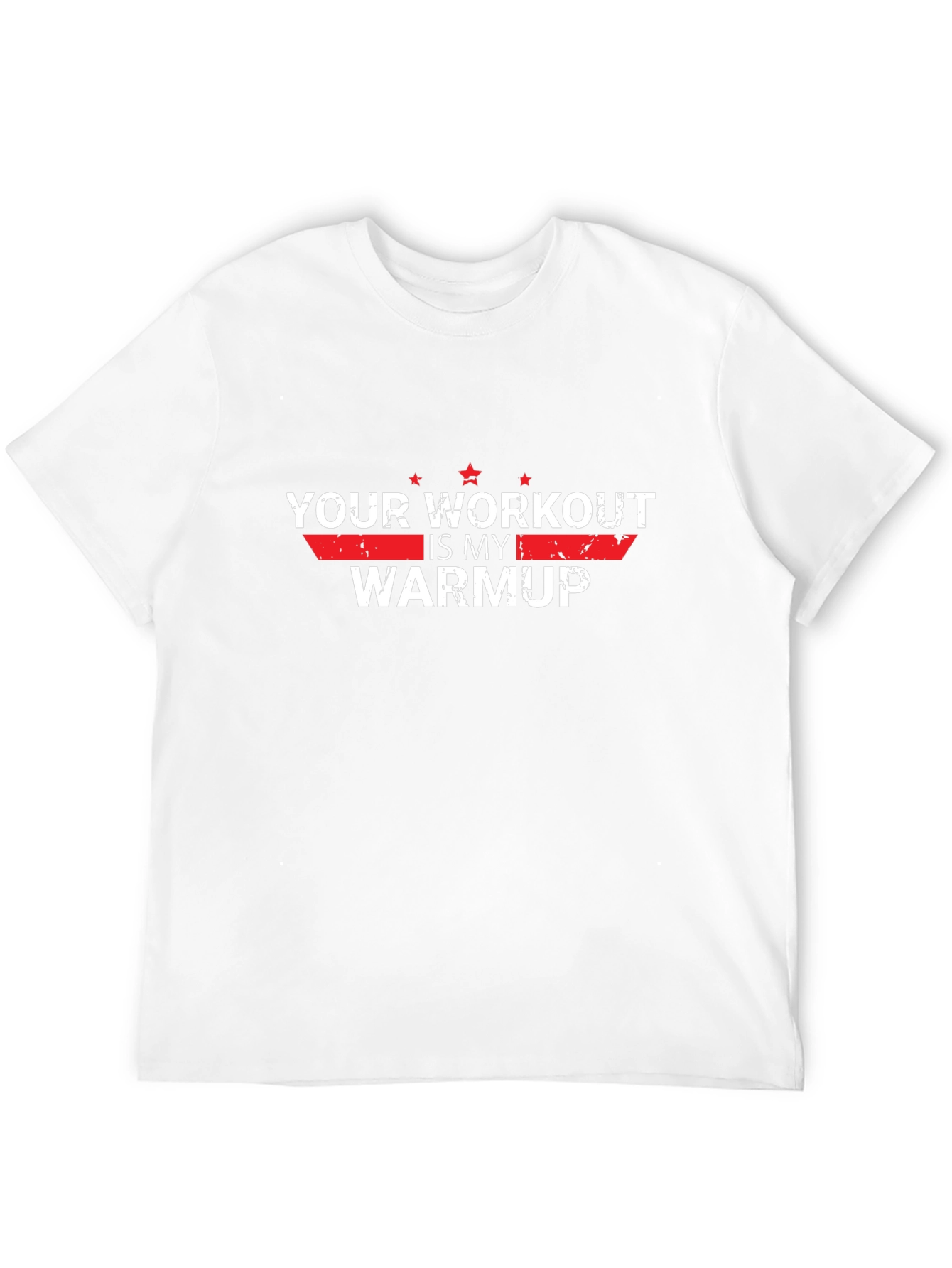 Workout Warmup Graphic T-Shirt - Gym Fitness Apparel