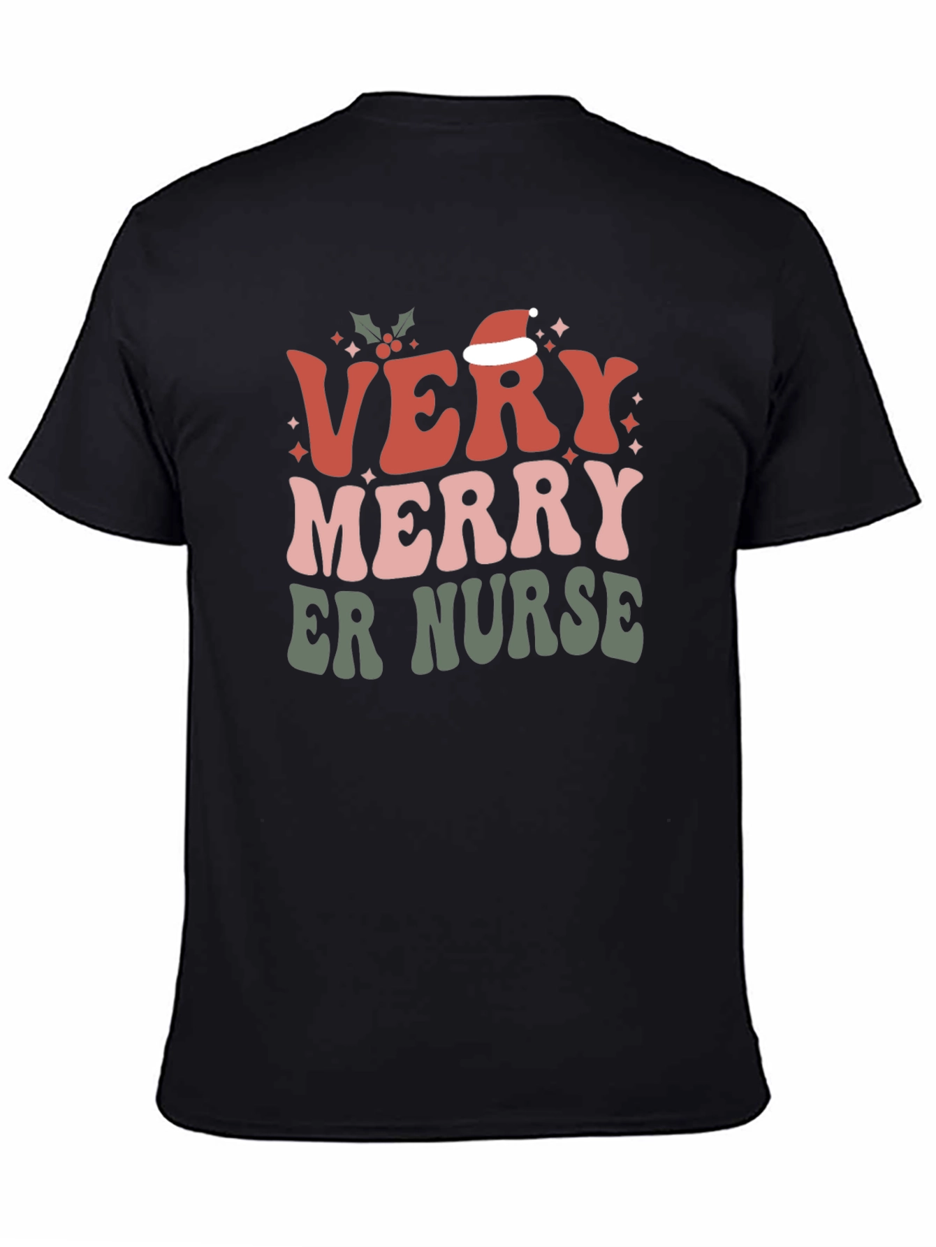 Very Merry ER Nurse Christmas T-Shirt