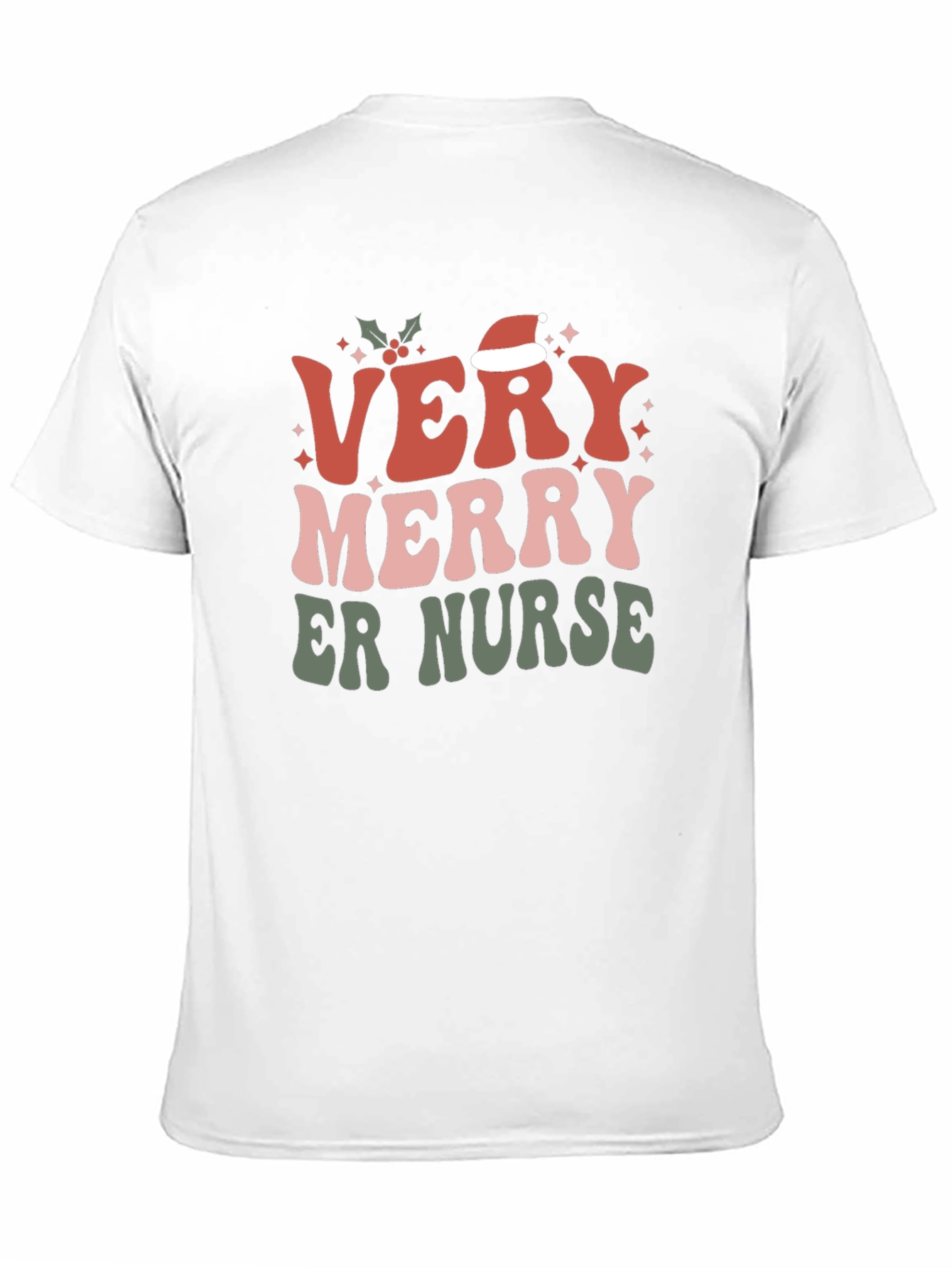 Very Merry ER Nurse Christmas T-Shirt