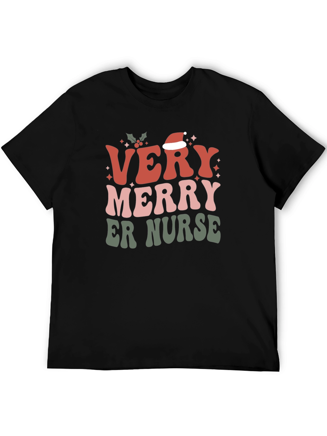 Very Merry ER Nurse Christmas T-Shirt