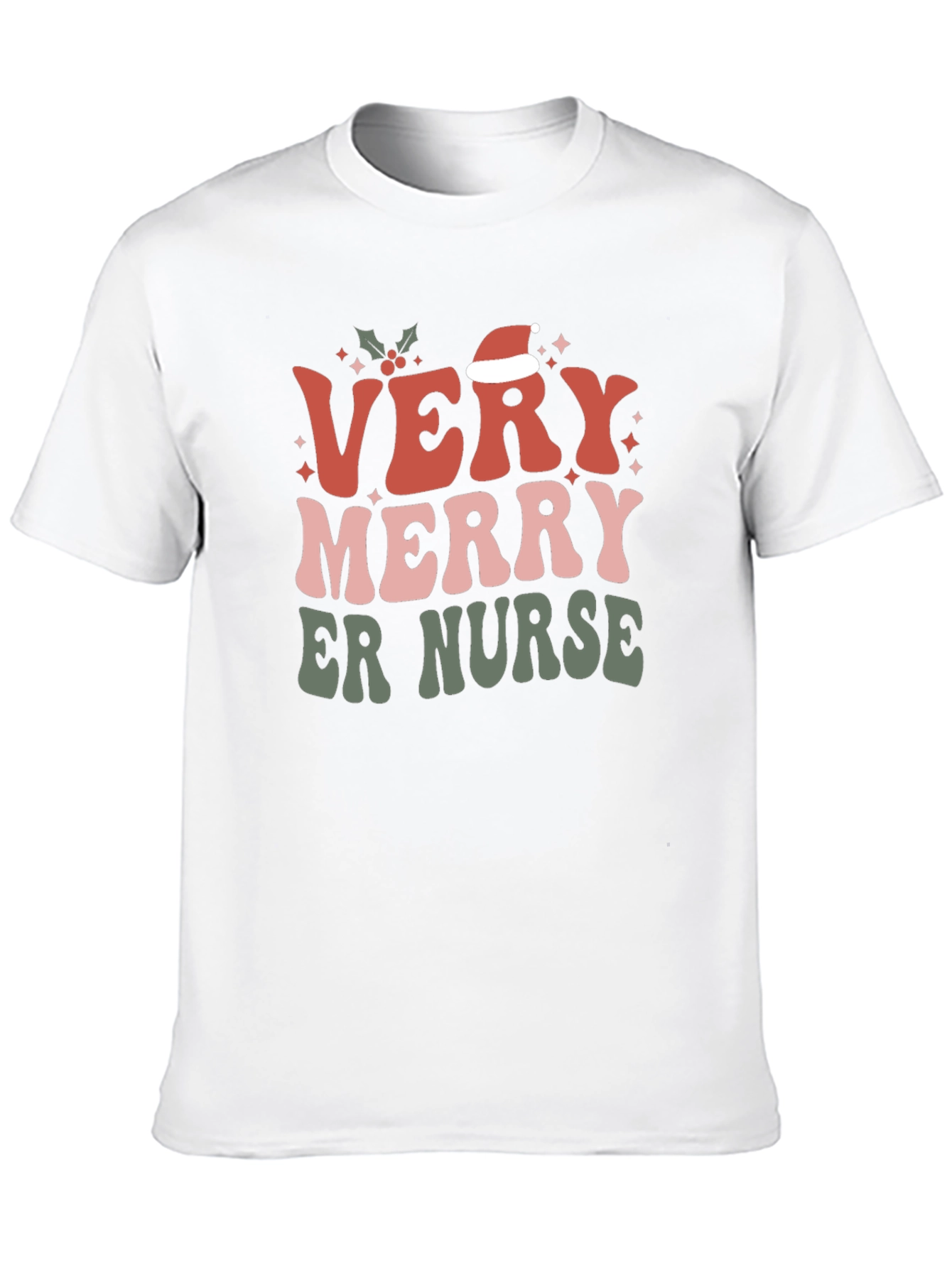 Very Merry ER Nurse Christmas T-Shirt